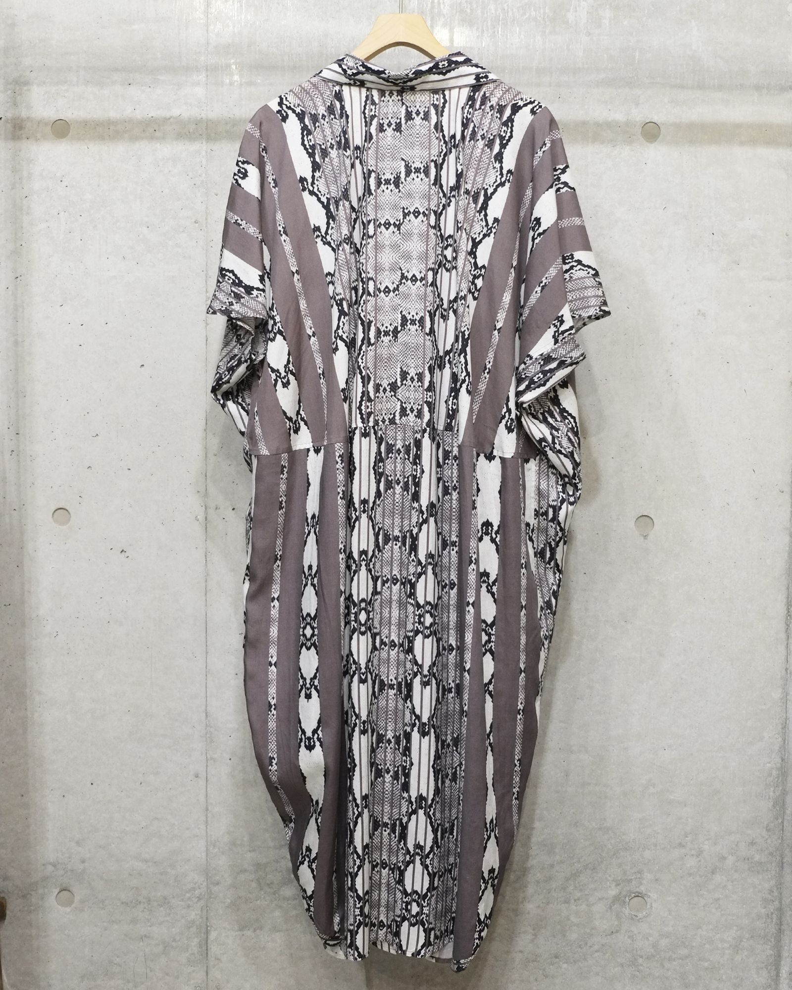 Open Collar Shirt Dress