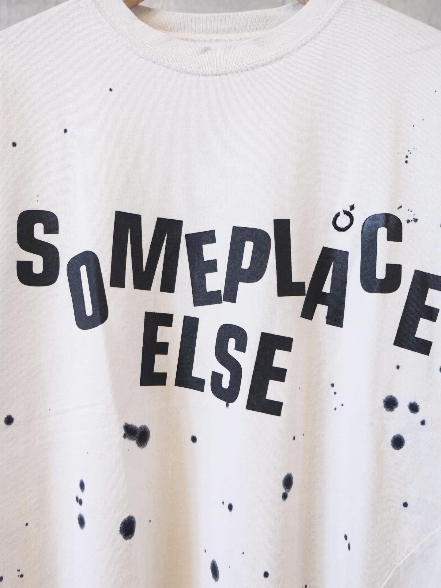 Hand Dye Twist Tee Shirt/ SOMEPLACE ELSE
