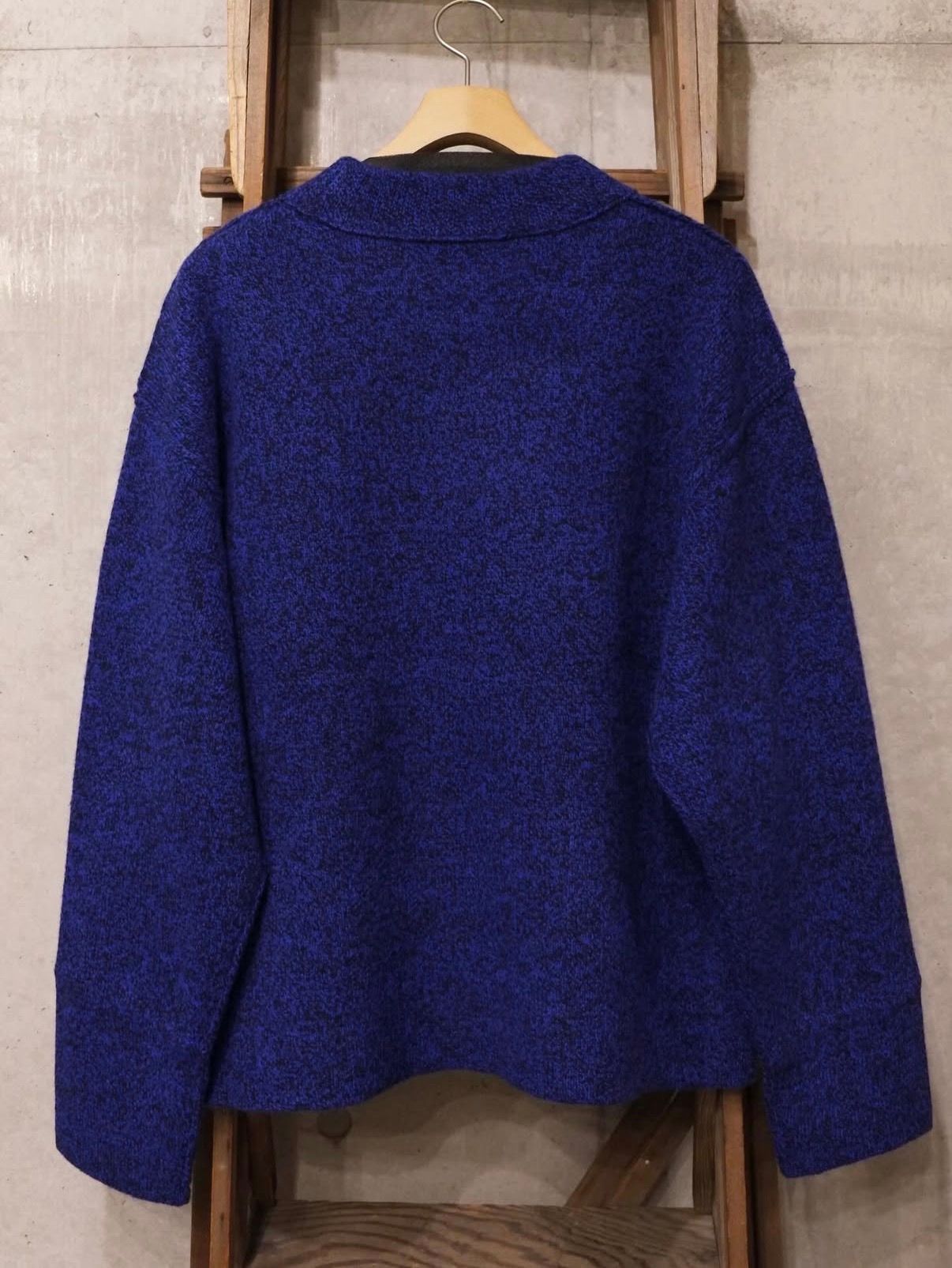 Mix Color Mock Neck Sweater