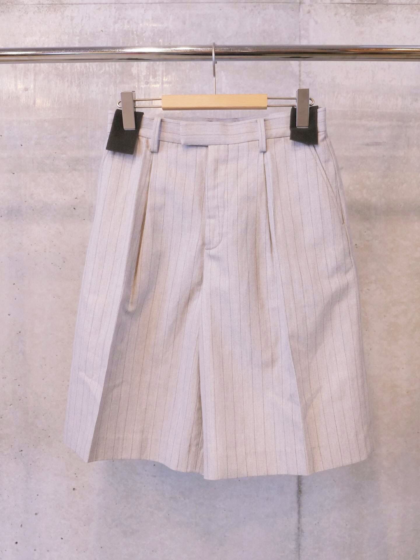Stripe Wide Harf Trousers