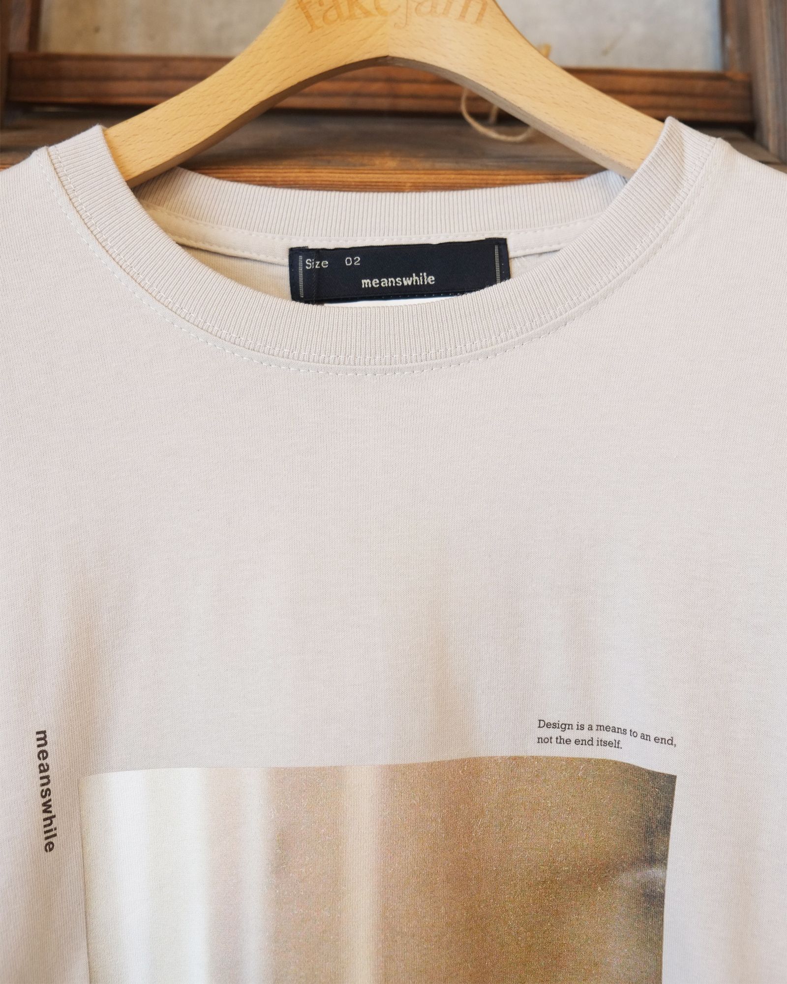 Abstract Photograph L/S Tee / ロングスリーブ Tシャツ / ホワイト / MW-CT25202