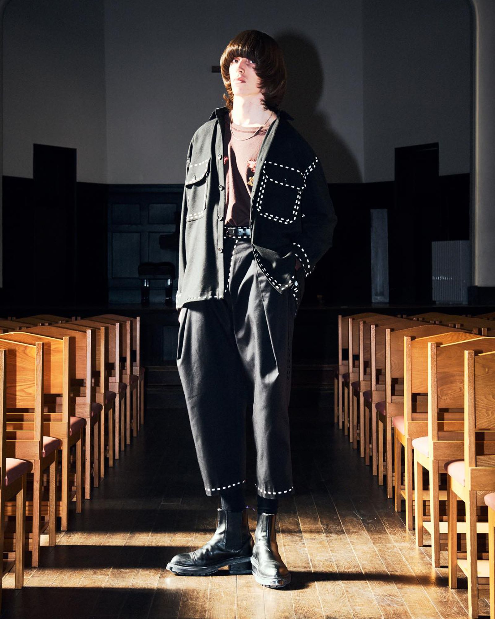 Laser Stitch Pants