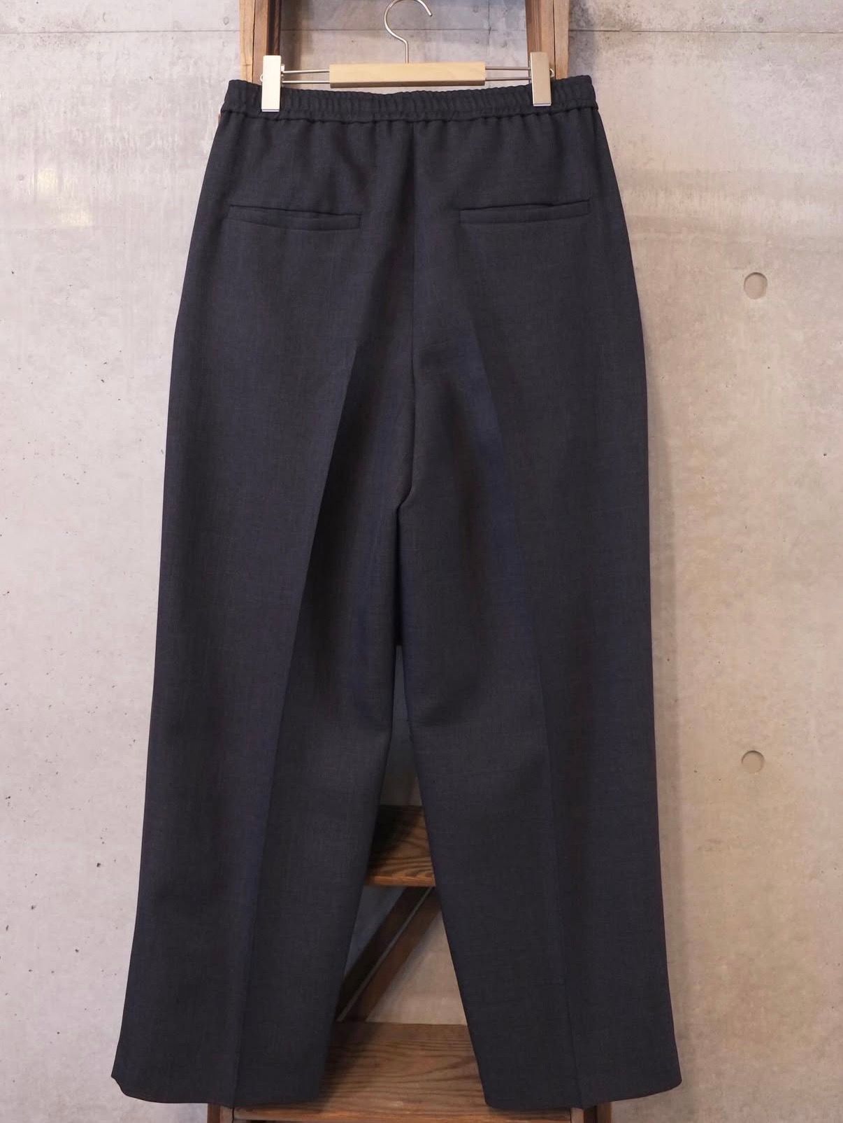 Sharkskin Wool Easy Pants
