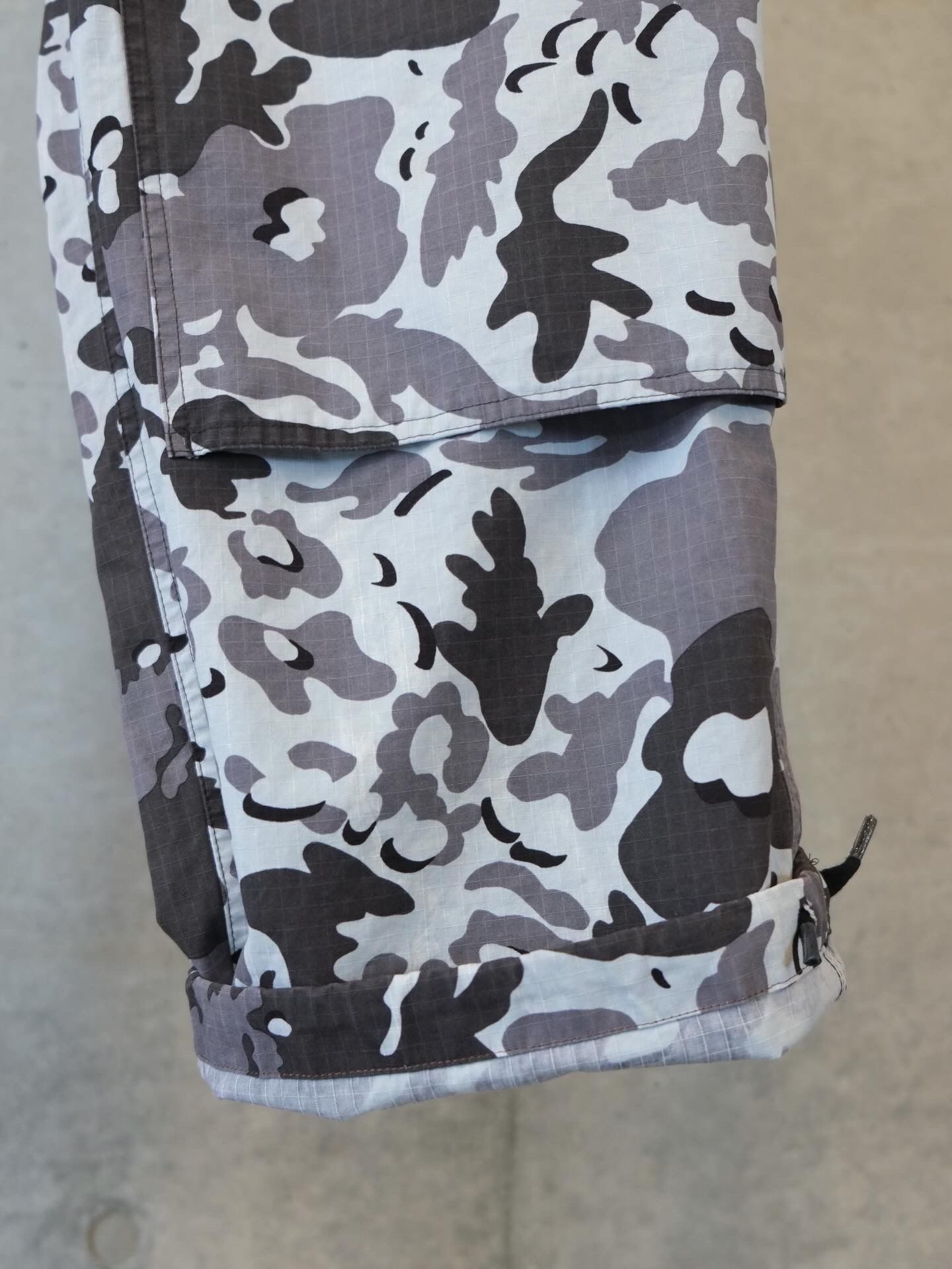 Camo Flower Double Knee Pants