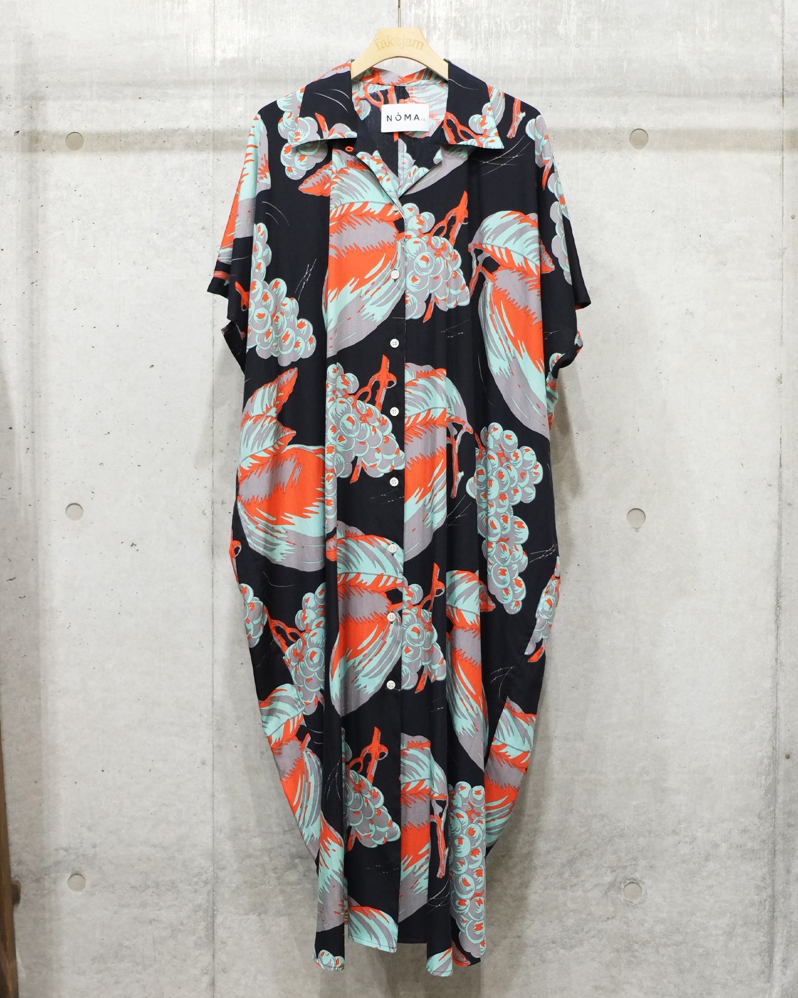 Open Collar Shirt Dress