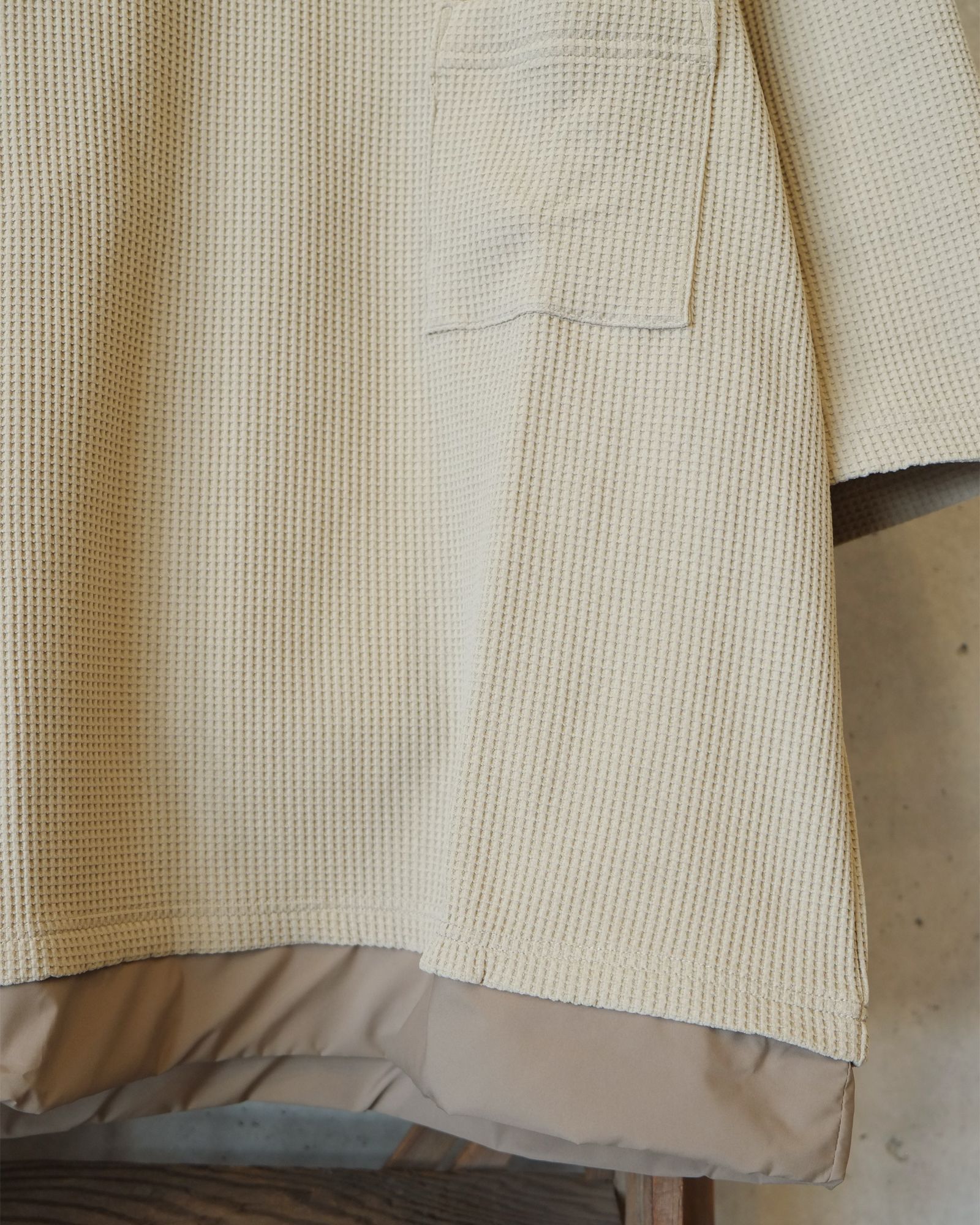 SOLOTEX Waffle S/S Tee / ショートスリーブTシャツ / ベージュ /MW-CT26106