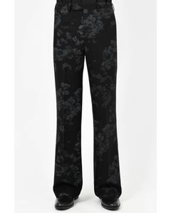 New Rose Mix Slim Flare Slacks
