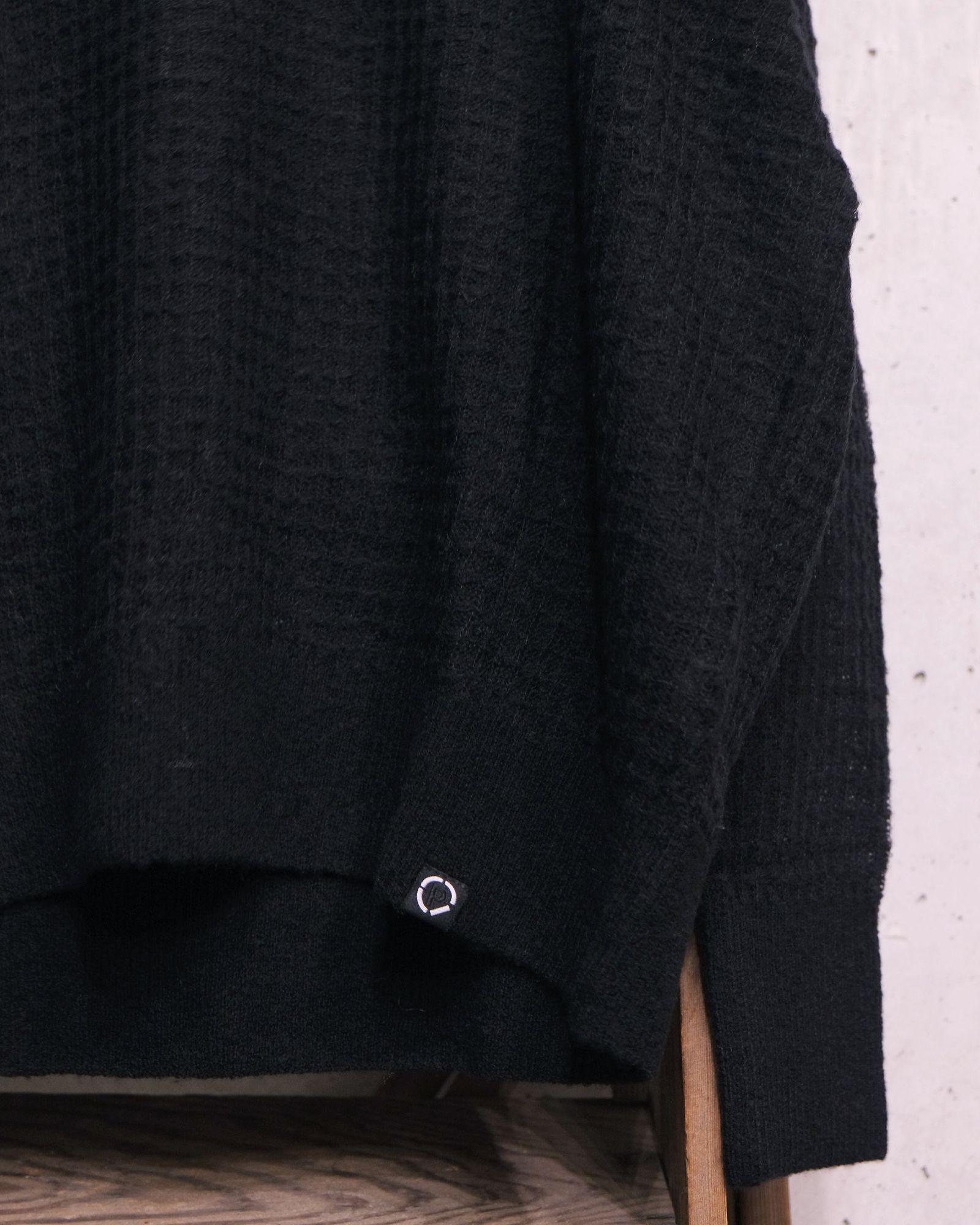 Aiy Merino Waffle Sweater / ニット / ブラック / PD-262-KN-071