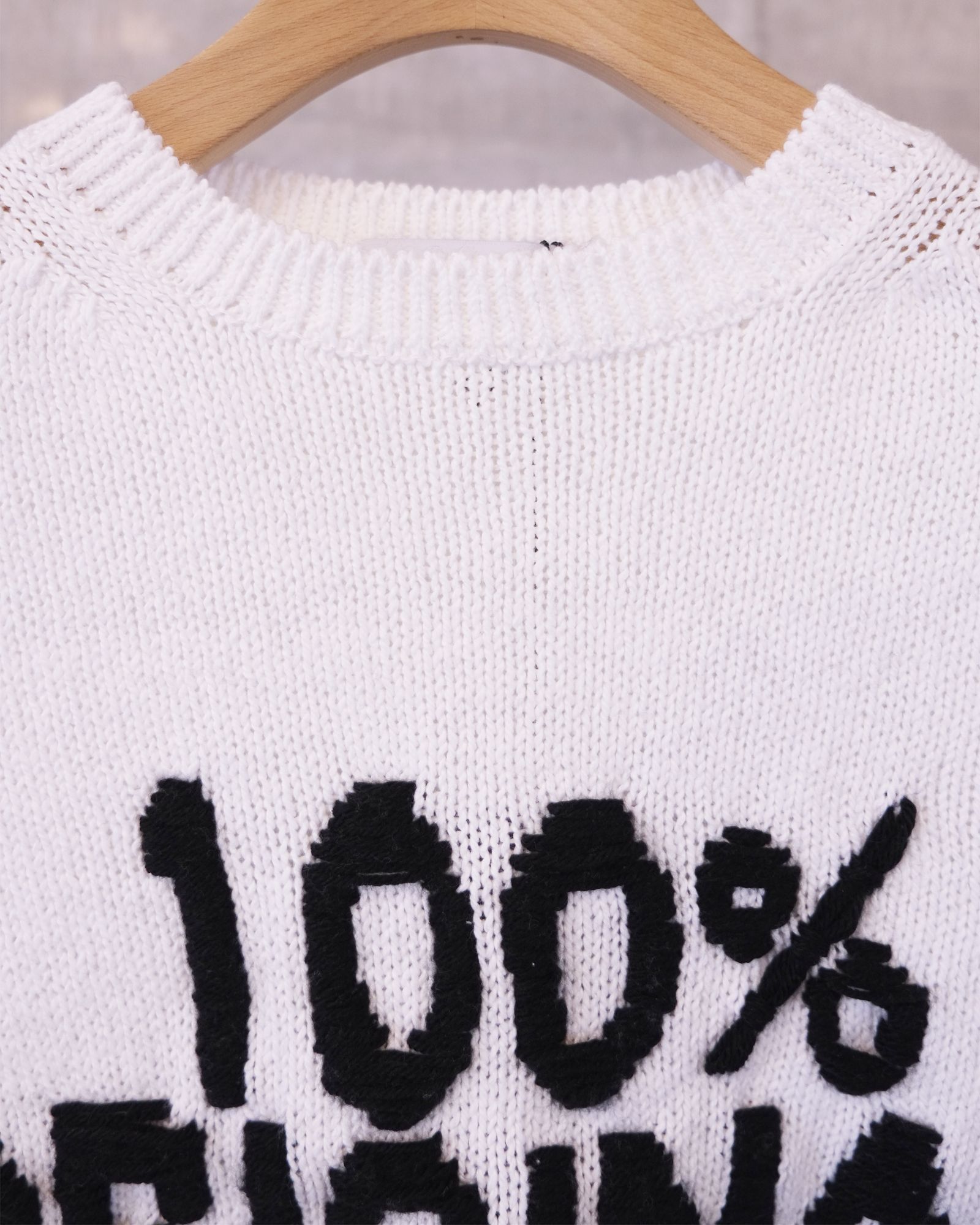 Message Tee / White"100%ORIGINAL"
