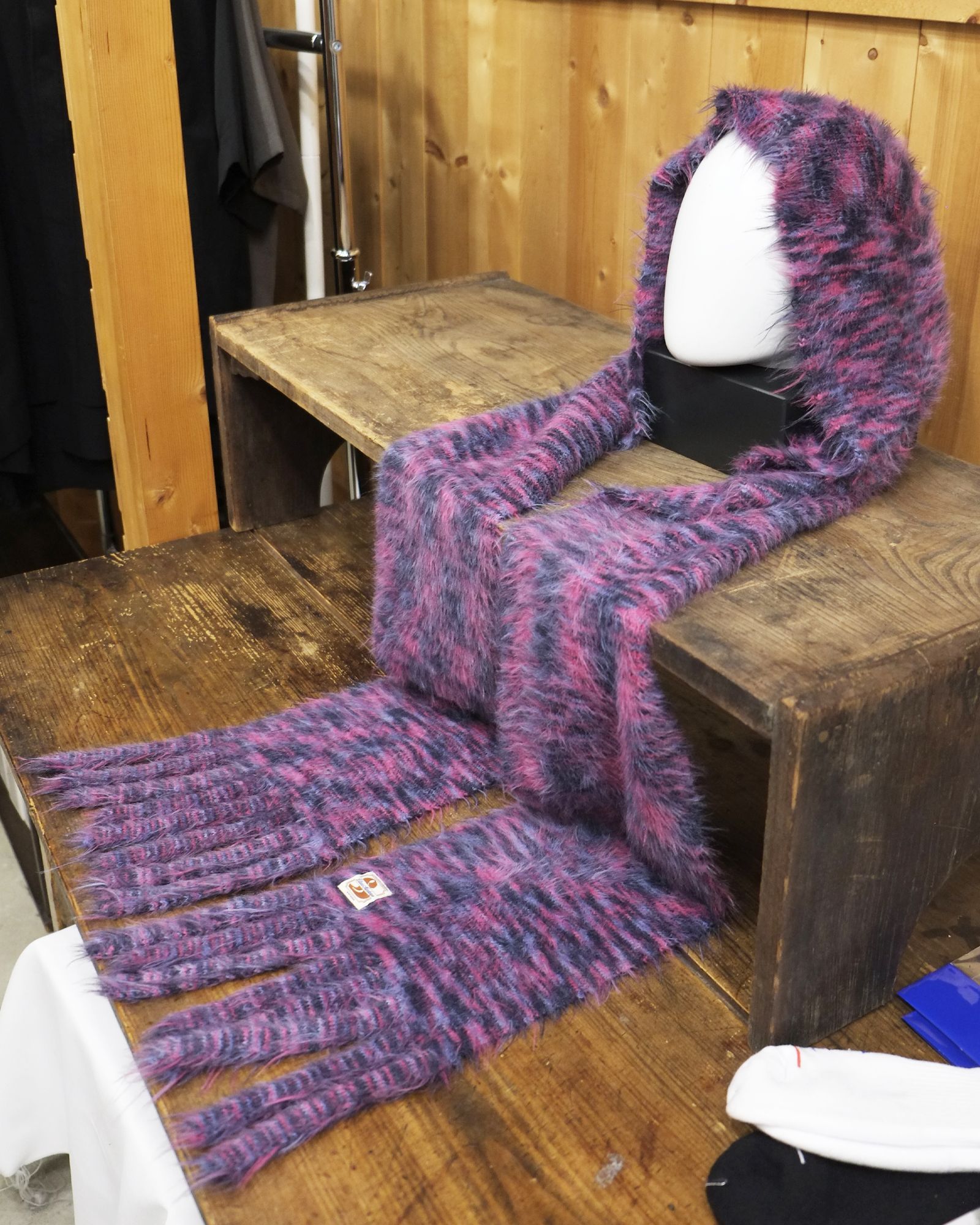 Hooded Scarf / フード スカーフ / ピンク / LM-26aw-1206