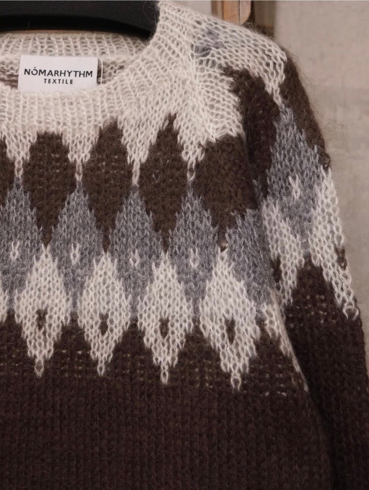 Hand Knit Snowflake Sweater