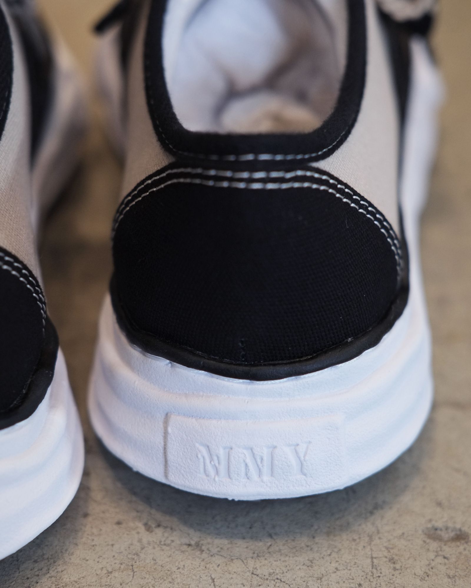 BAKER/original sole canvas combination color Low-Top sneakers