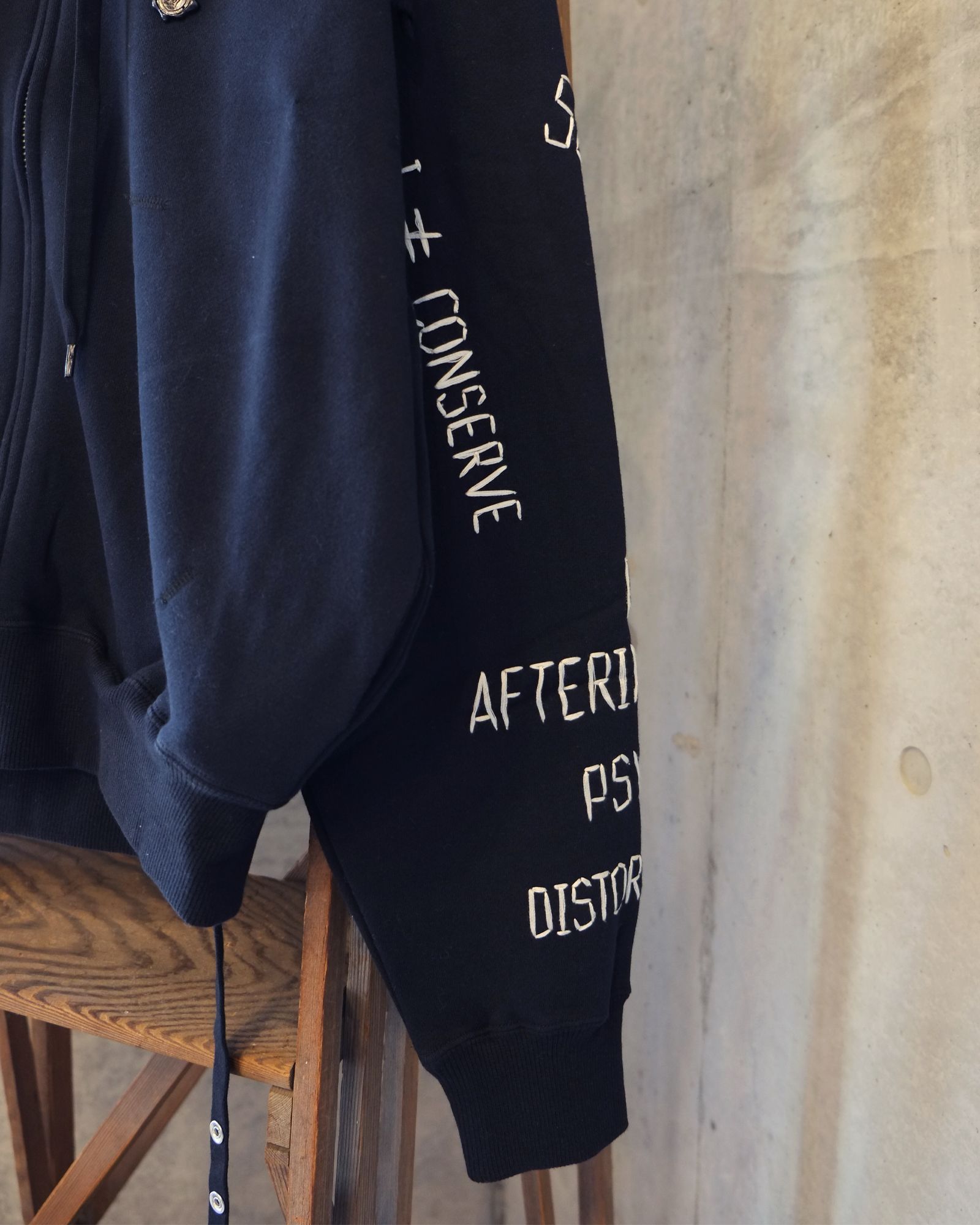 I Normie Zip Hoodie / ジップアップパーカー / ブラック / SW-SV-NRA-1001