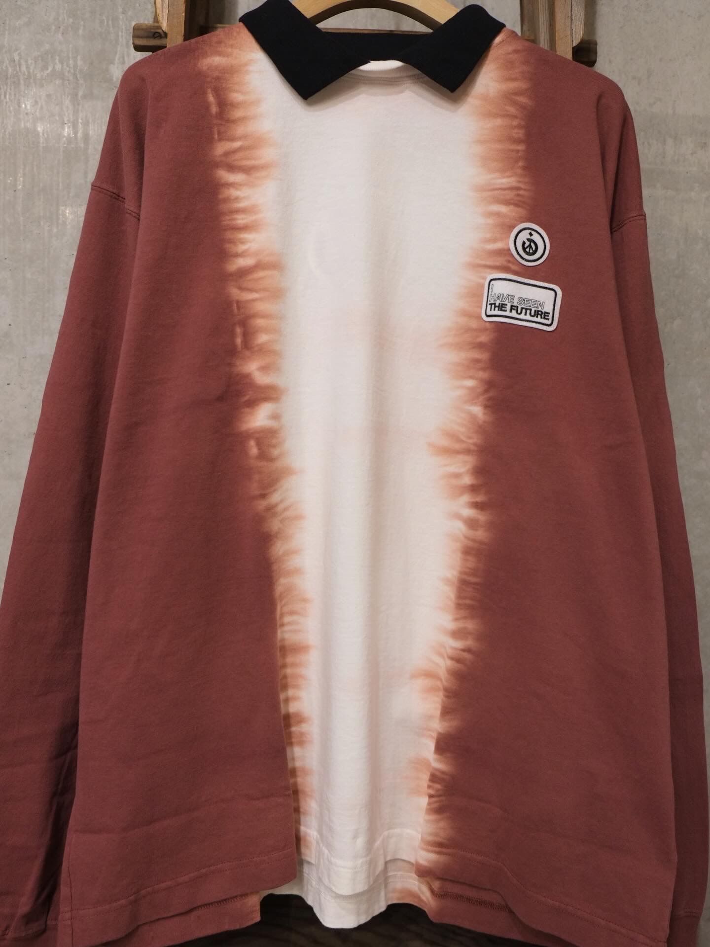 Hand Dye Polo Tee Shirt