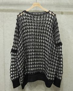 Mesh over knit