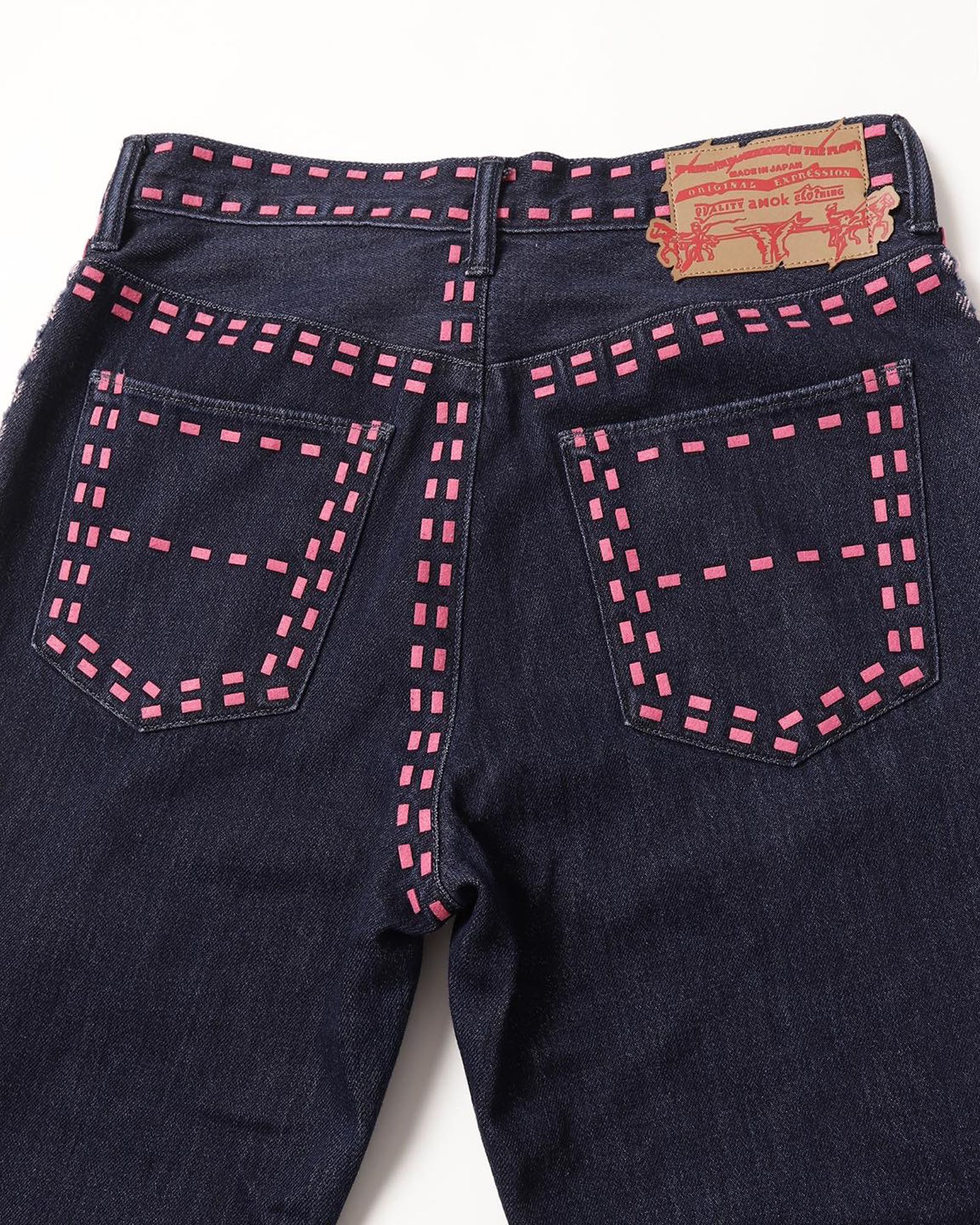 2022ss AMOK / アモク Laser Stitch Jeans AMOK - Laser Stitch Jeans | fakejam