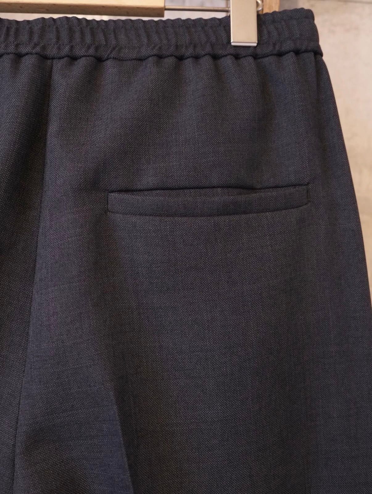 Sharkskin Wool Easy Pants