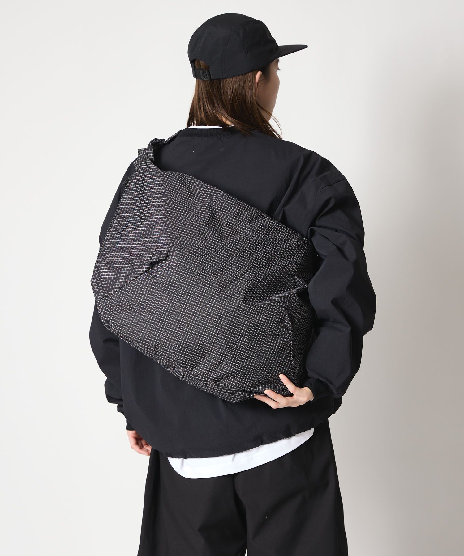 GATHER MESSENGER BAG / ギャザー メッセンジャーバッグ / グラフチェック /  MTM-BG-0372-26-A