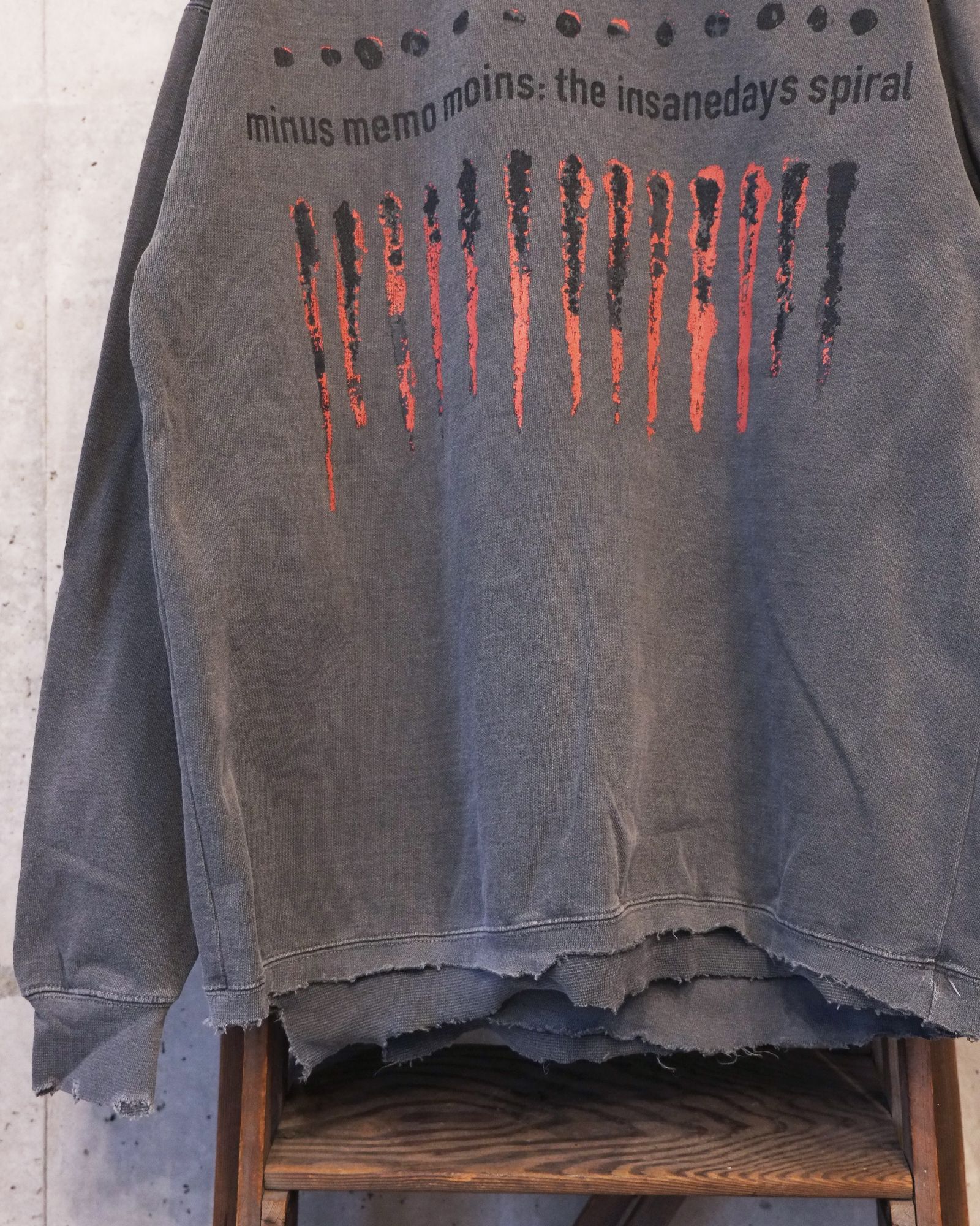 Bootleg Crew Sweat With Damaged(ERROR S) / スウェット / ブラック / M-P4-BG11