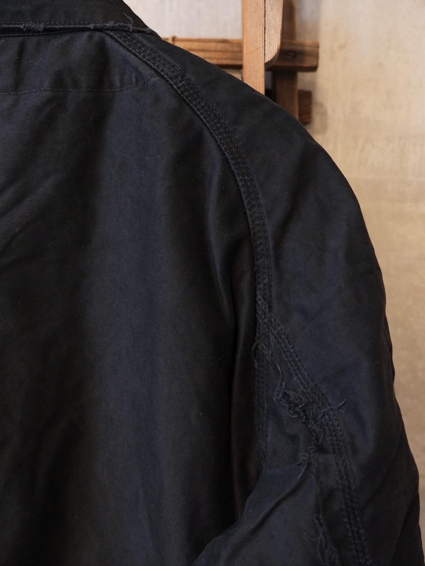 Chore Jacket With Damaged(PIGMENT DYED MOLESKIN)