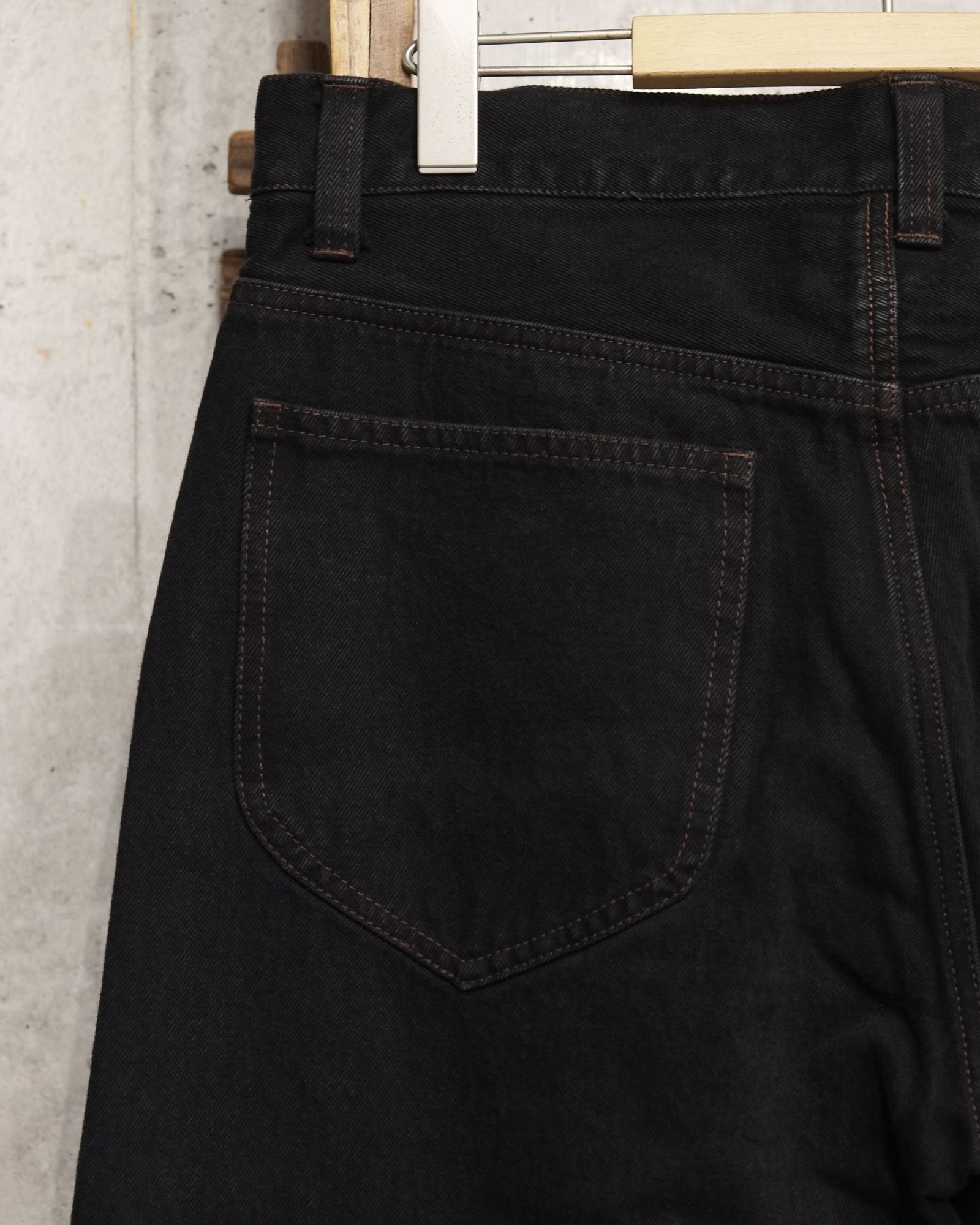 6 Pocket Jeans Straight / ストレート デニムパンツ / ブラック / PD-262-BT-051