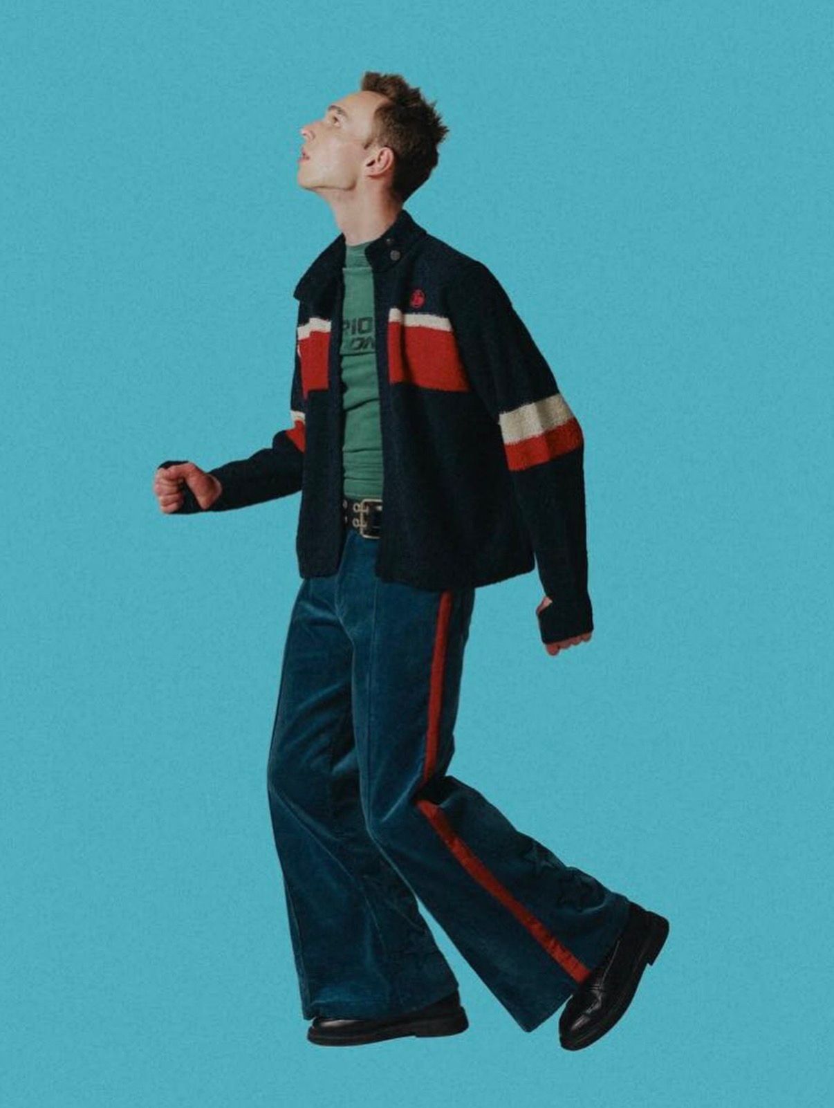 Knit Racing Cardigan