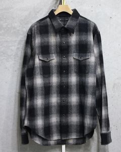 Ombre Check Flannel RF Western SH