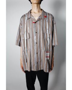 Majour Jaquard Half Sleeve Shirt
