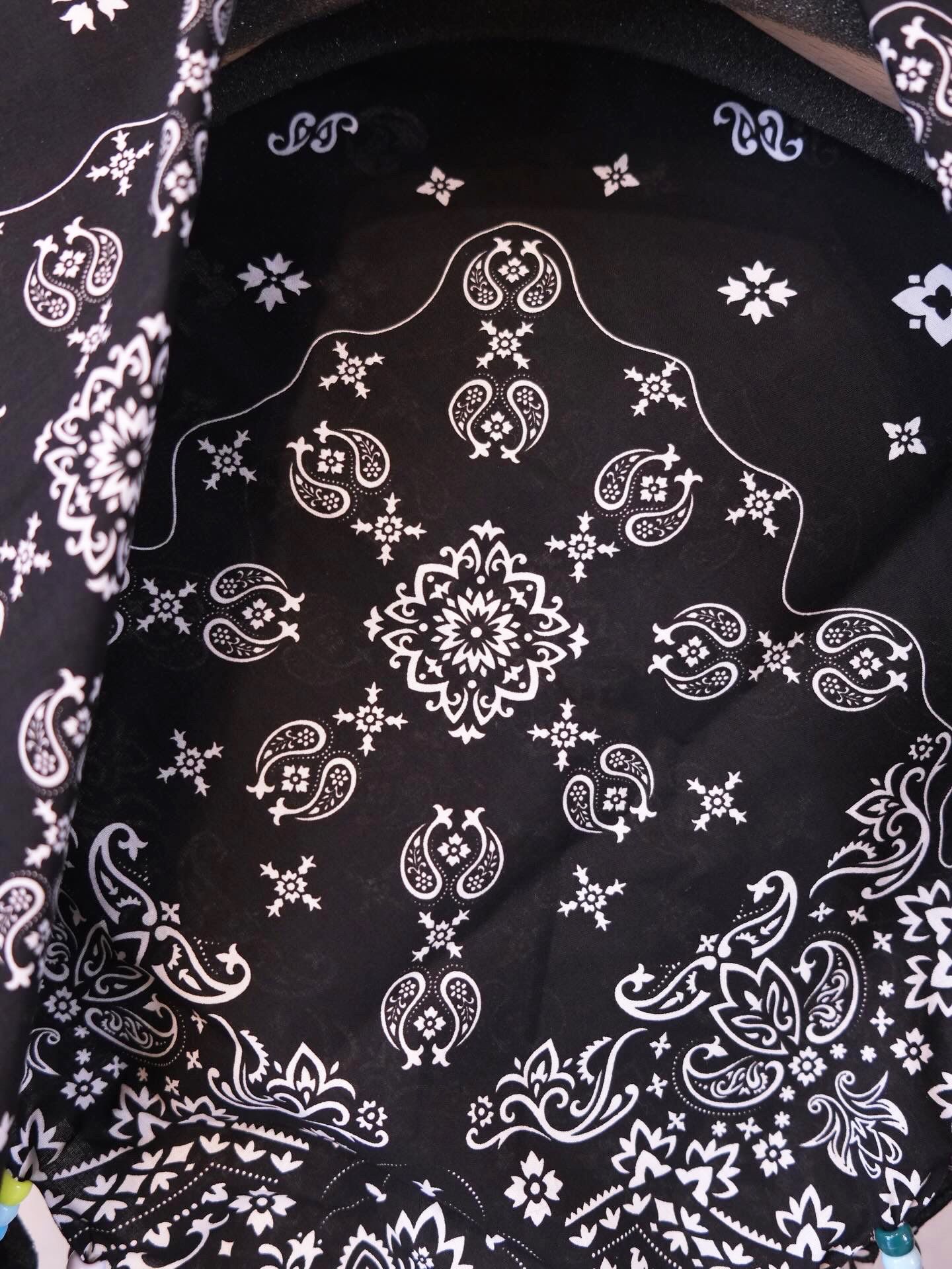 Bigsize Heart Fringe Bandana