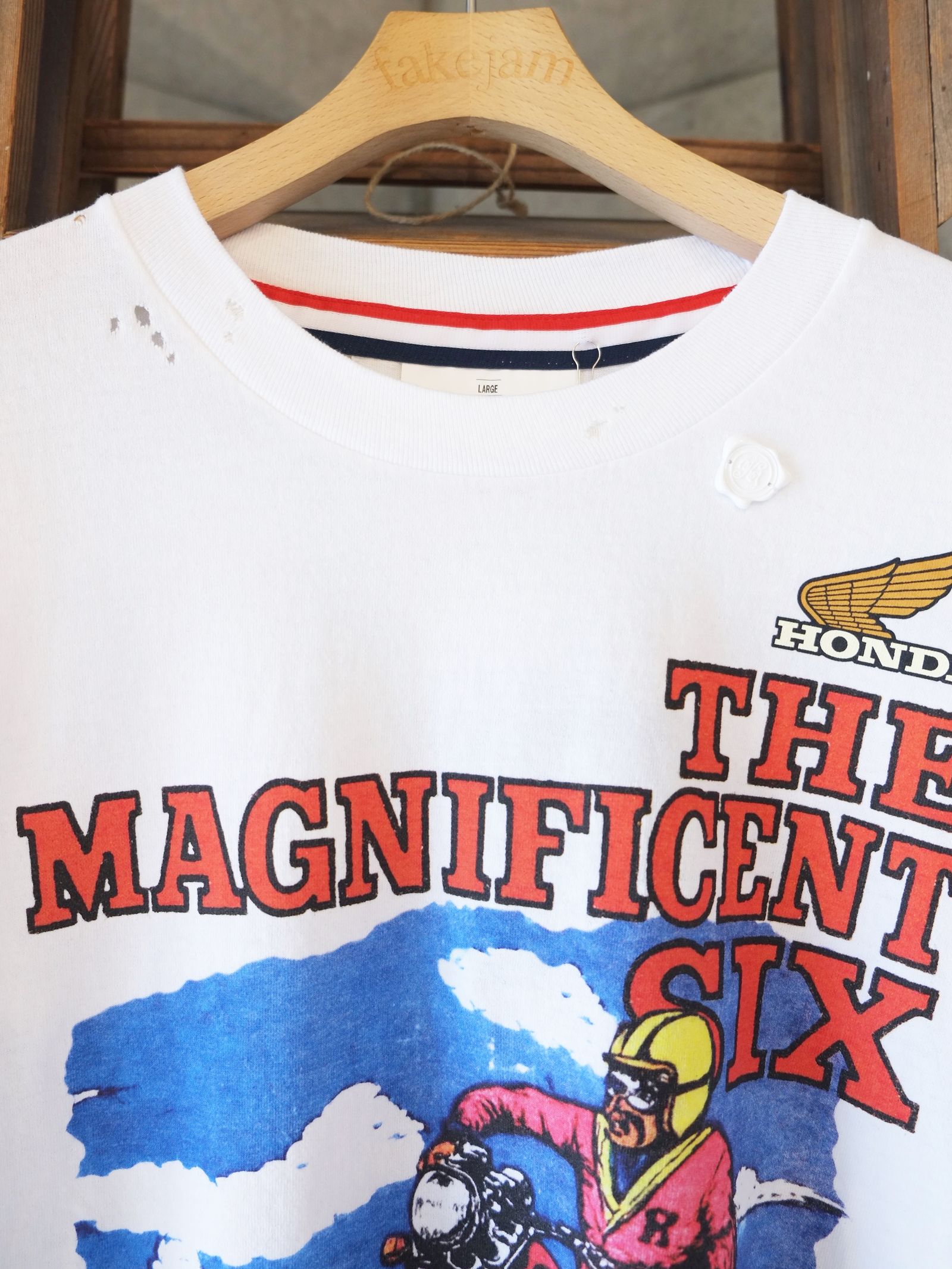 Honda vs SEV CBX1000 L/SL TEE / ロングスリーブ Tシャツ / ホワイト / CT-SV-NRA-1008