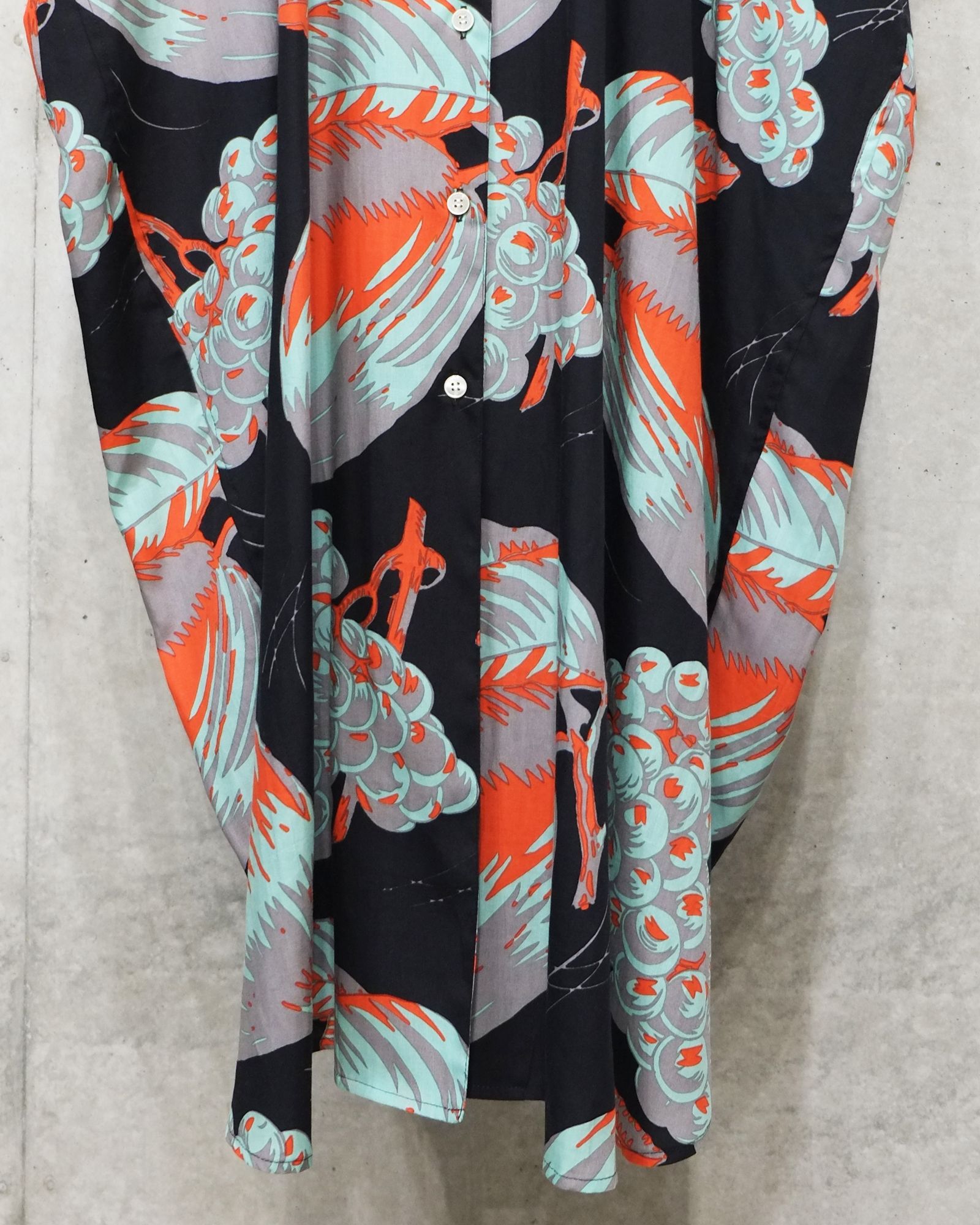 Open Collar Shirt Dress