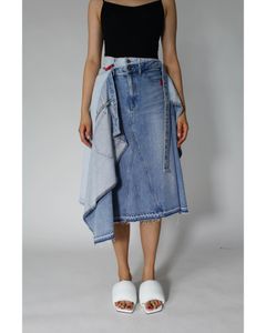 Docking Denim Skirt