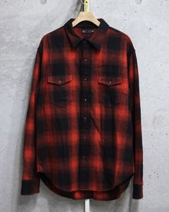 Ombre Check Flannel RF Western SH
