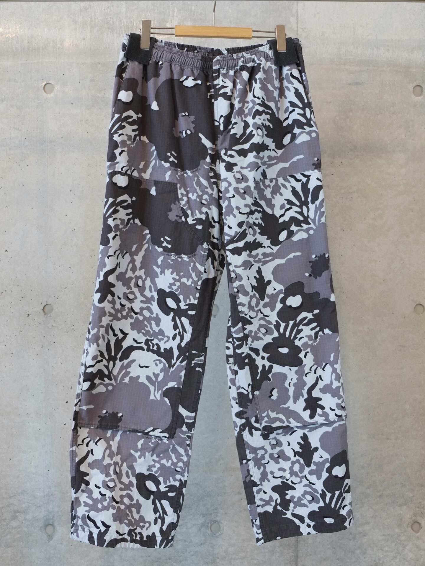 Camo Flower Double Knee Pants