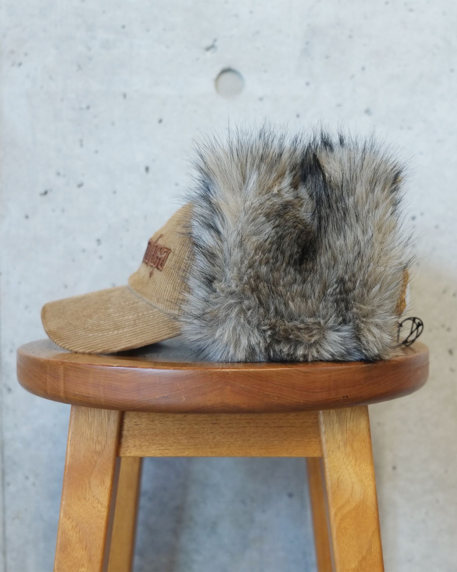 CORDUROY FLIGHT CAP / コーデュロイ フライト キャップ / ベージュ / LM-26aw-1235