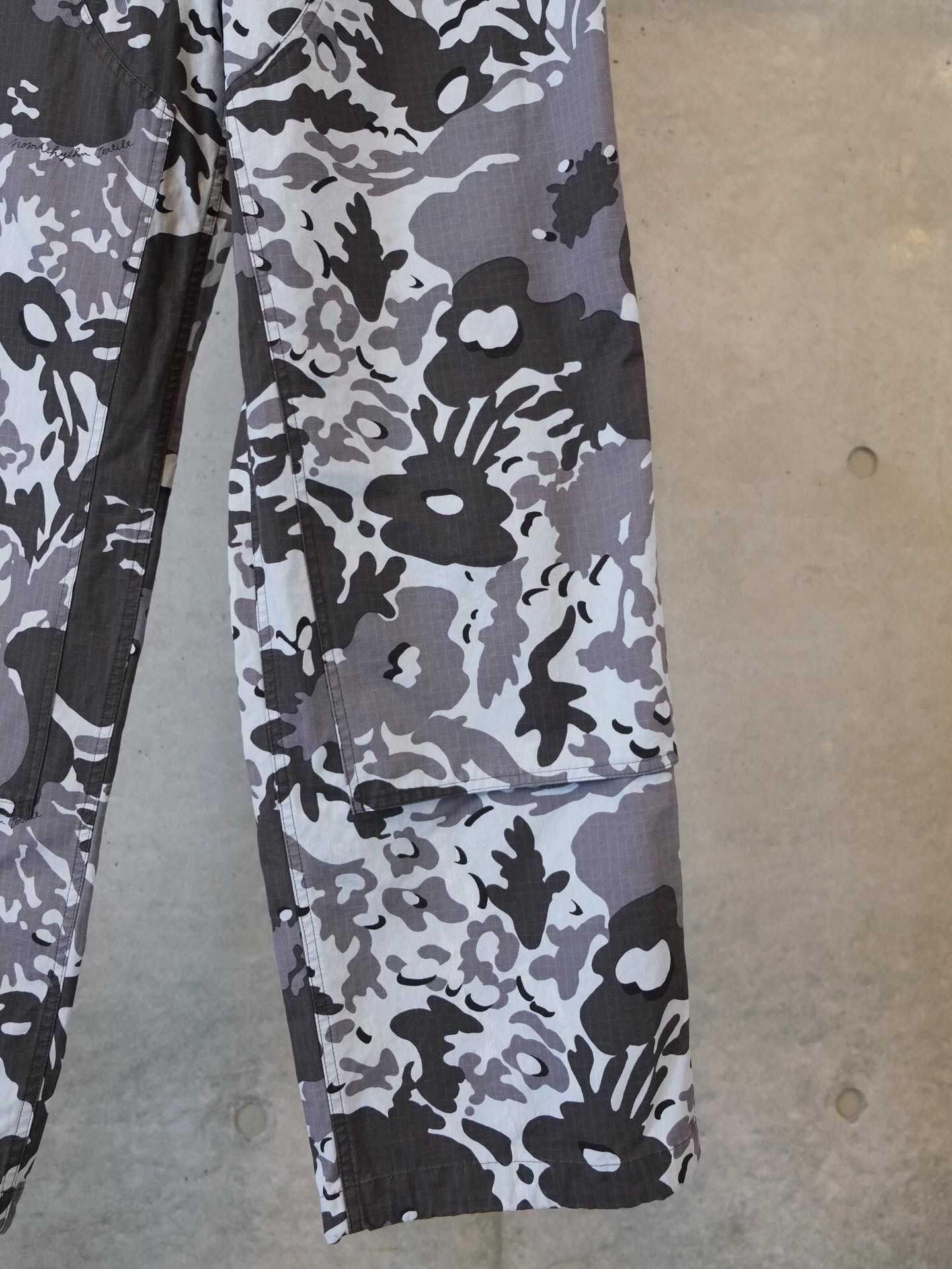 Camo Flower Double Knee Pants