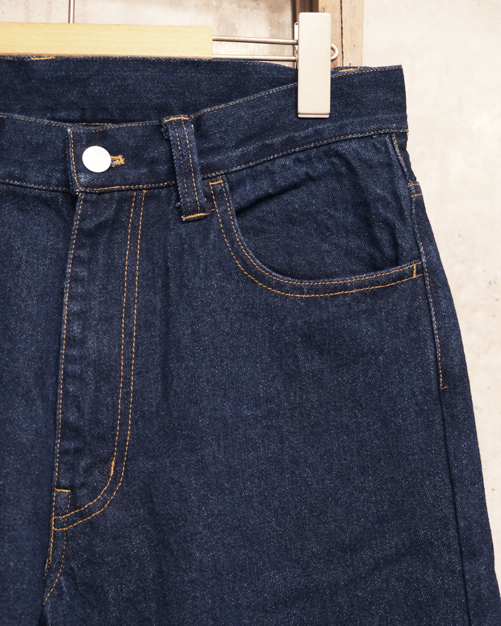 6 Pocket Jeans Straight / ストレート デニムパンツ / ネイビー / PD-262-BT-051