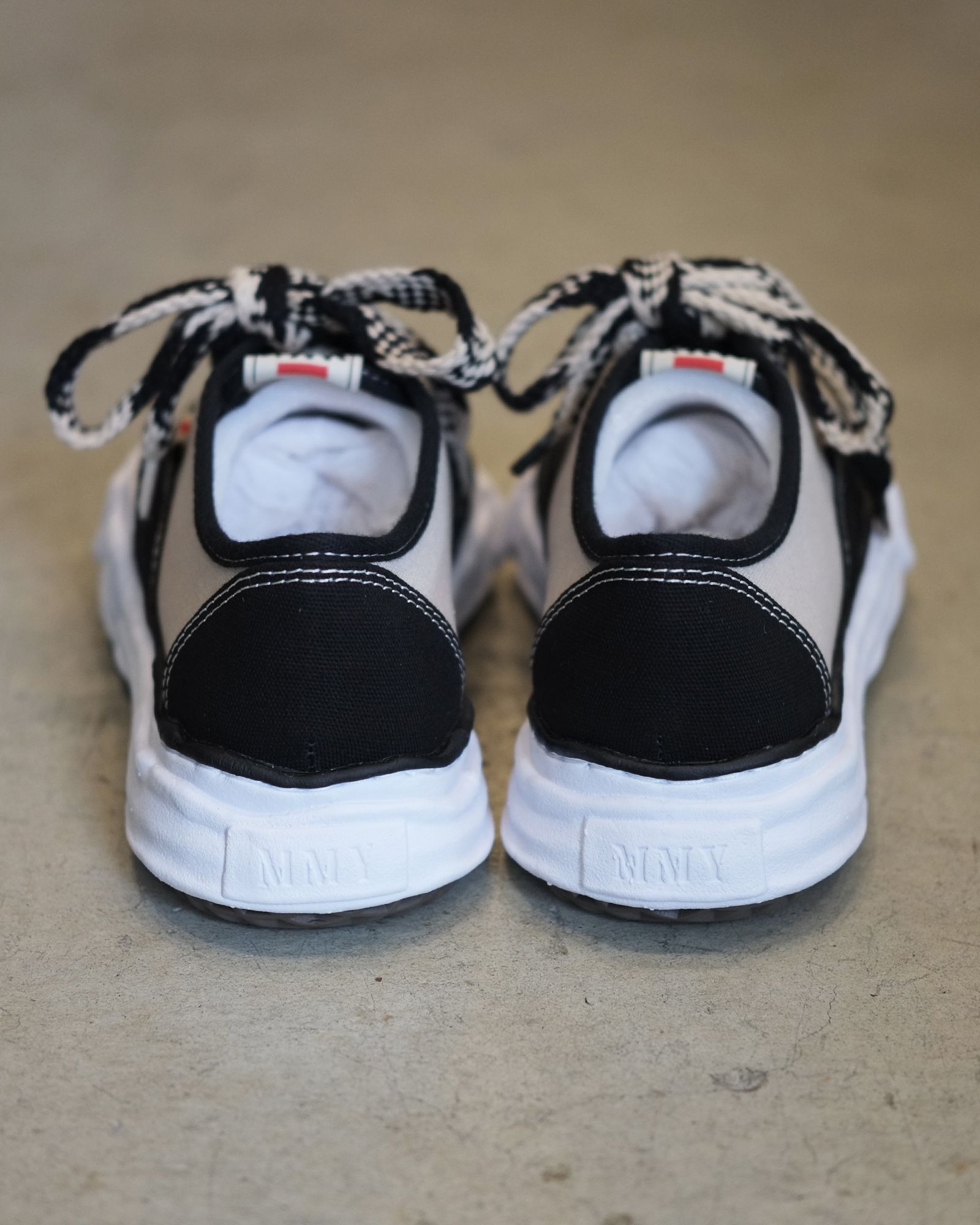 BAKER/original sole canvas combination color Low-Top sneakers