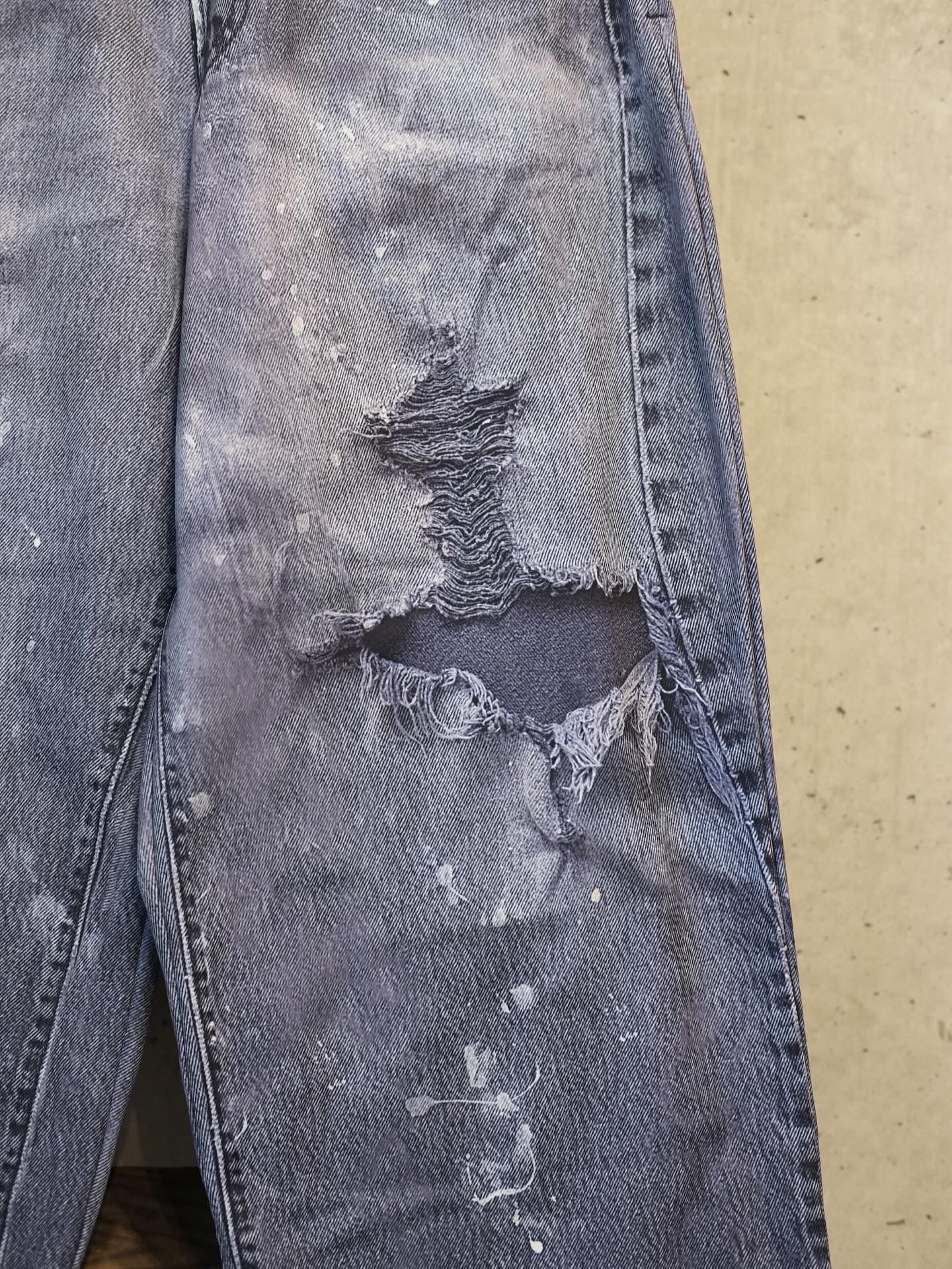 Denim Printfleece Lining Wide PT