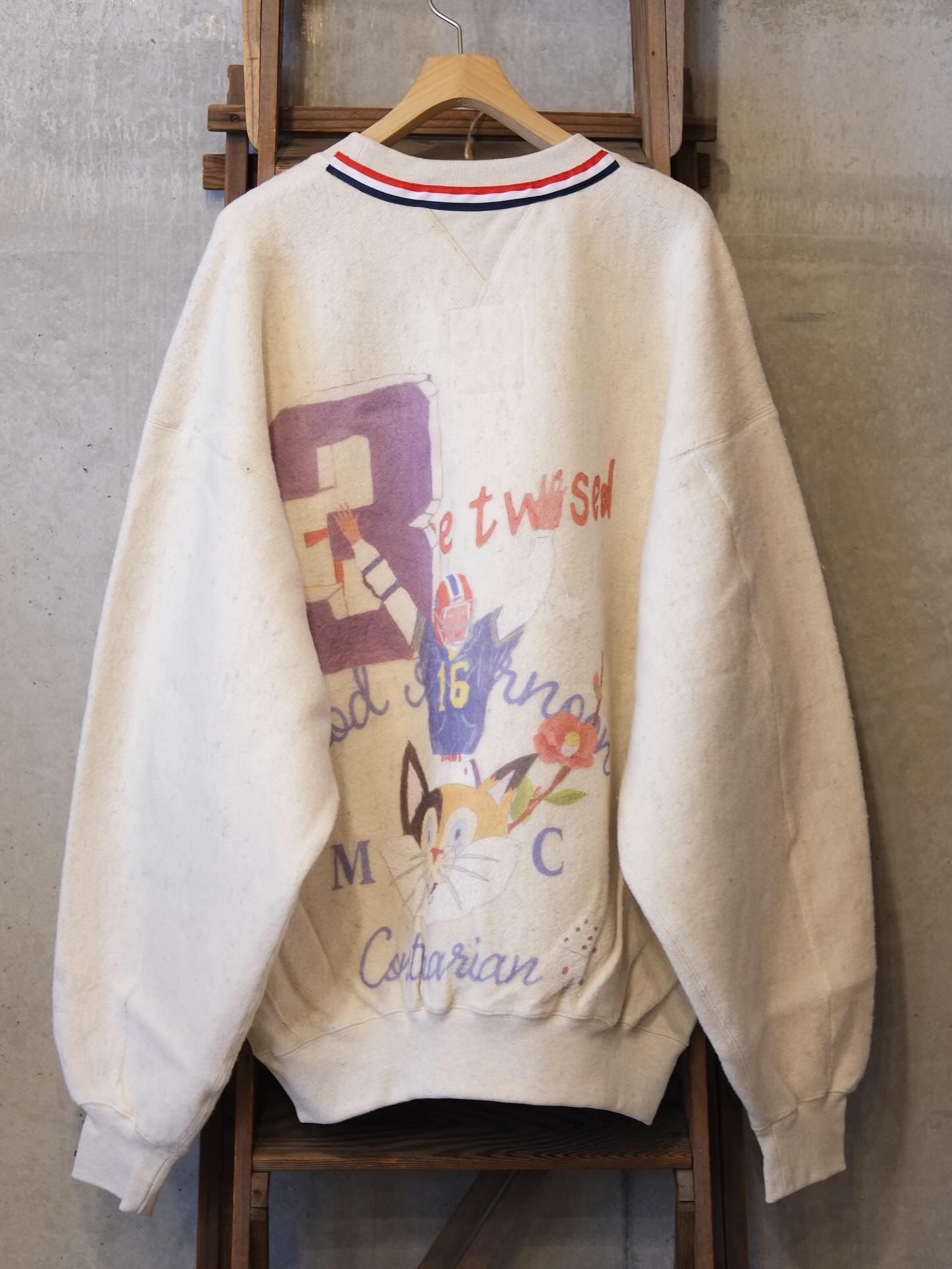 Graffiti Wool Sweat Shirt Ver,Ridawo