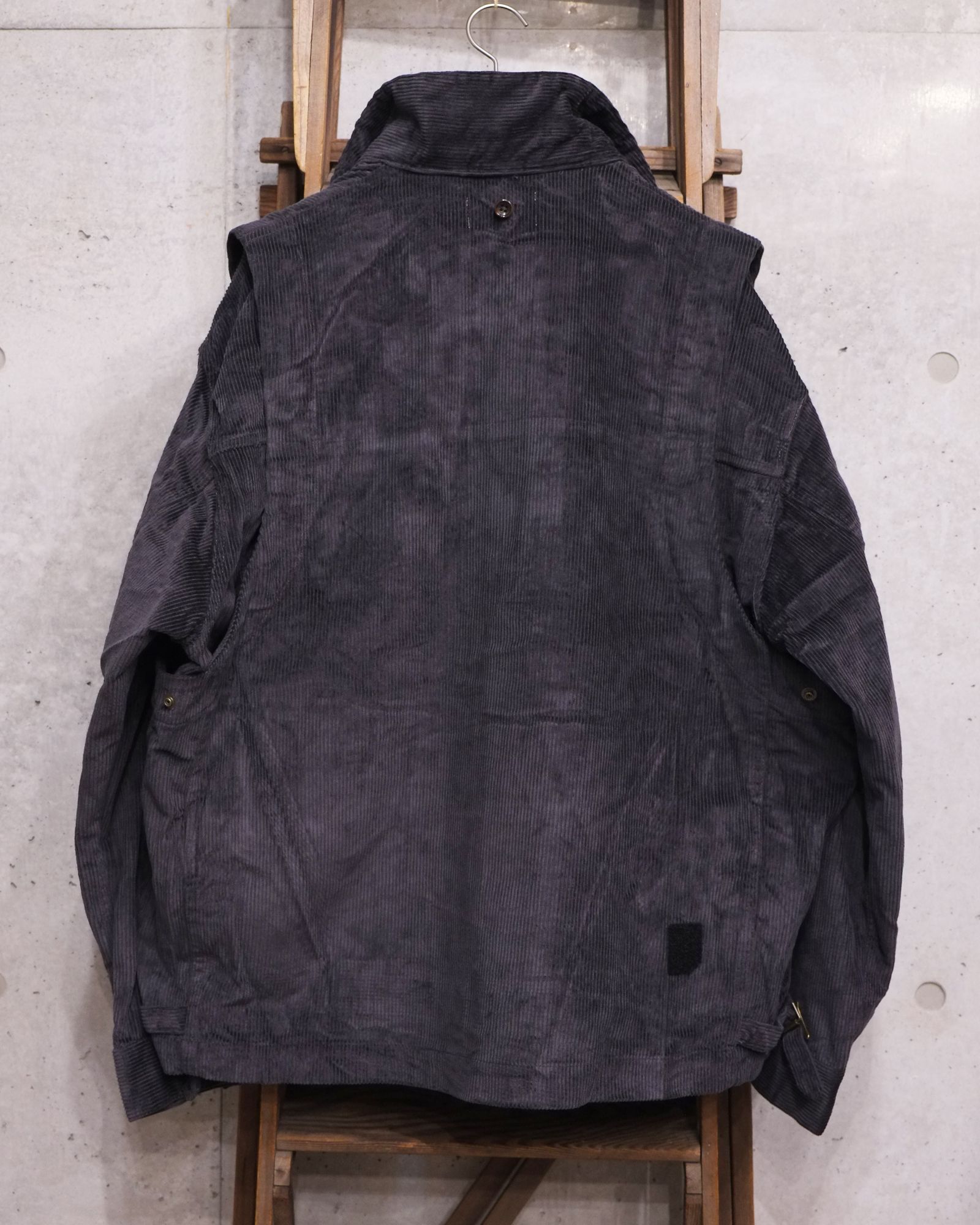 Double Cord Jacket / コーデュロイジャケット / チャコール / PD-262-JK-041