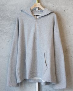 Harf Zip Pullover Hoodie