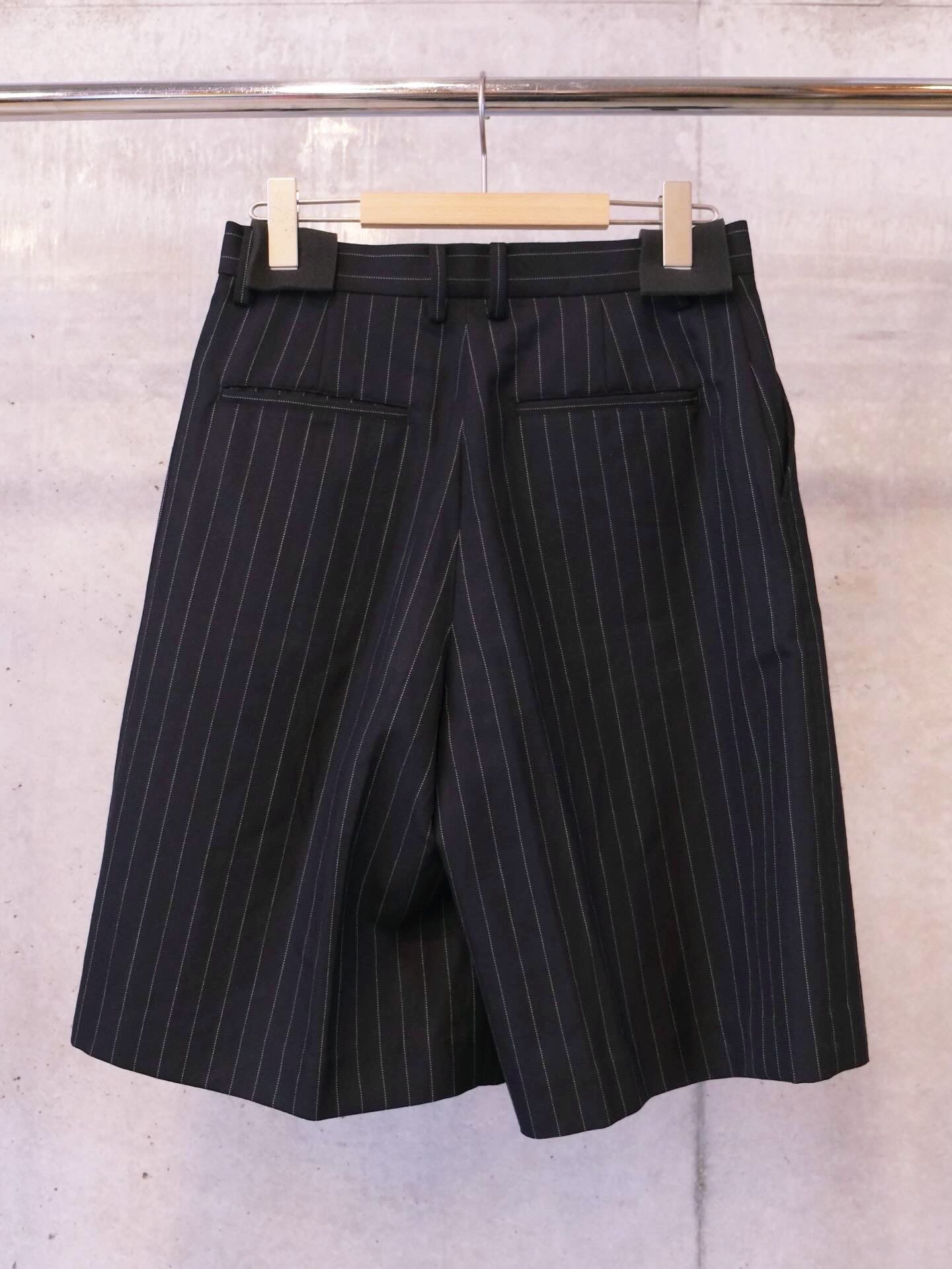 Stripe Wide Harf Trousers