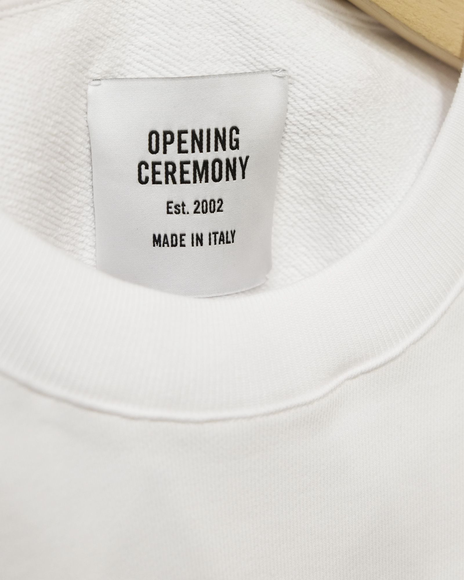 Warped Logo Regular Crewneck