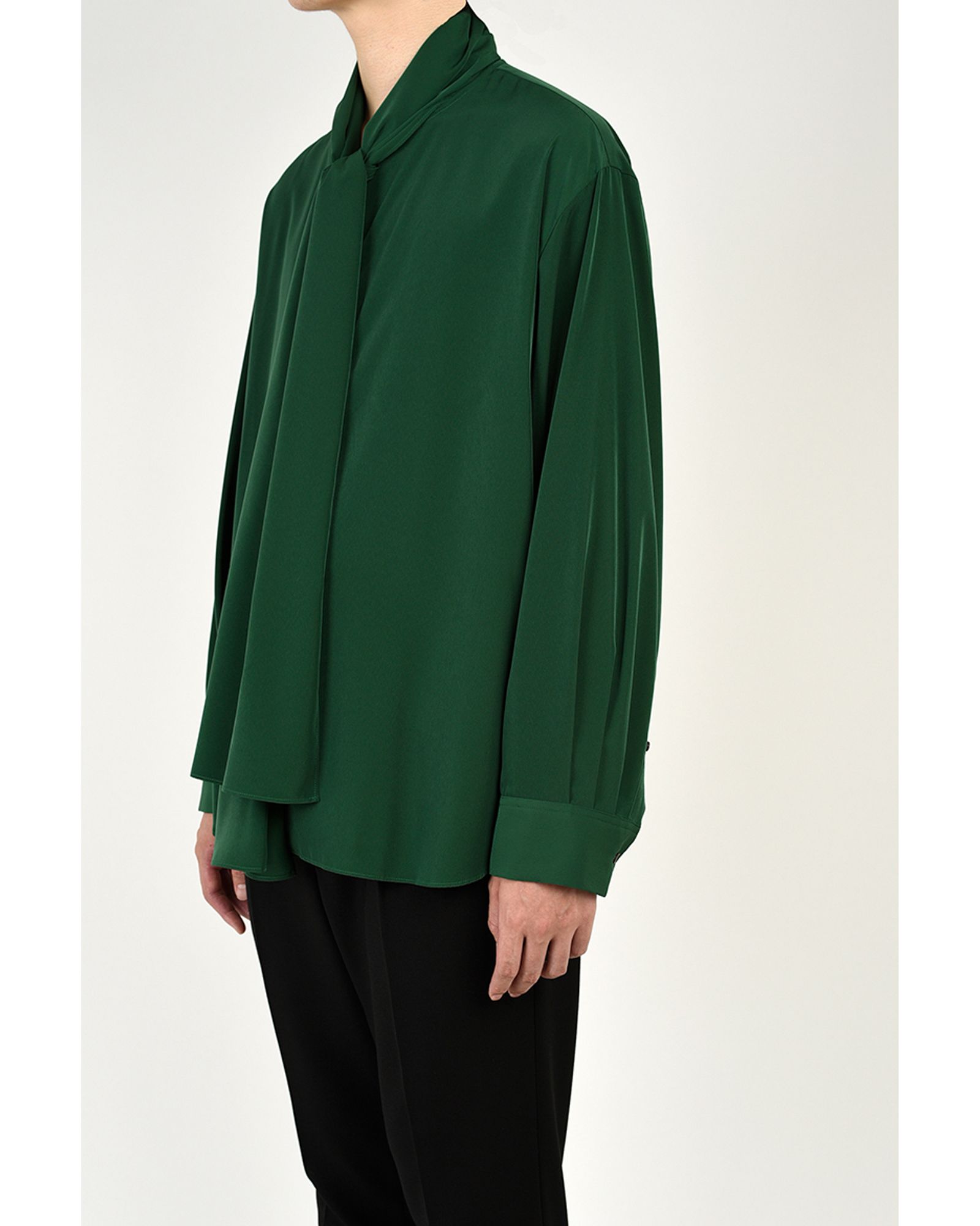 LAD MUSICIAN - Bow Collar Shirt | fakejam
