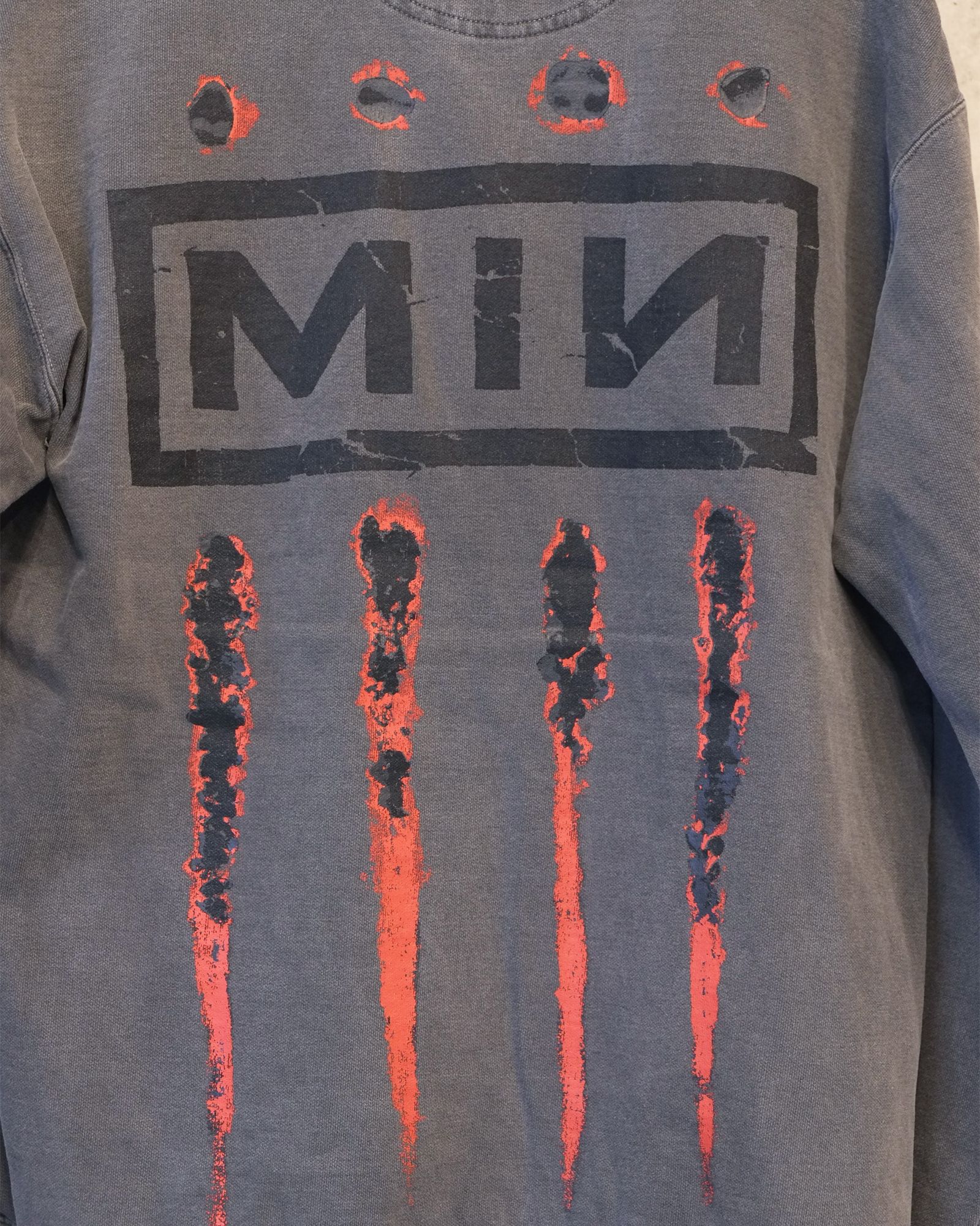 Bootleg Crew Sweat With Damaged(ERROR S) / スウェット / ブラック / M-P4-BG11