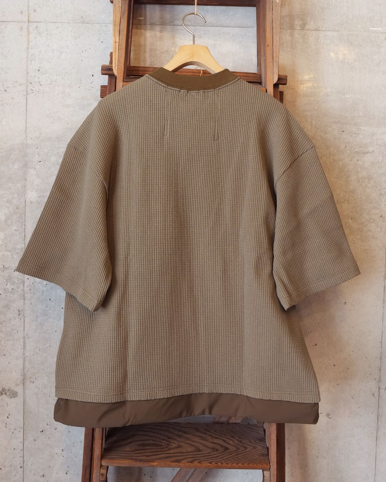 SOLOTEX Waffle S/S Tee / ショートスリーブTシャツ / カーキ /MW-CT26106