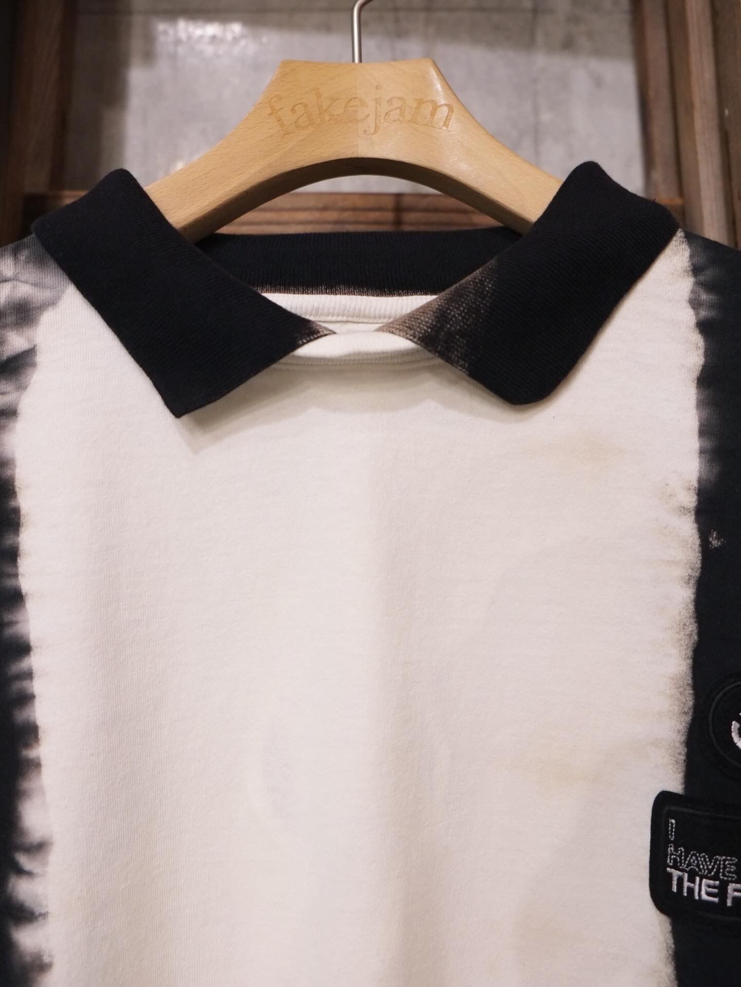 Hand Dye Polo Tee Shirt