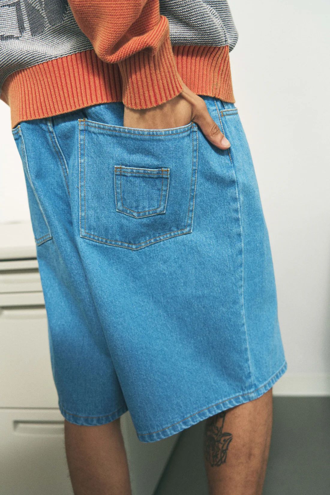 6 Pocket Denim Shorts