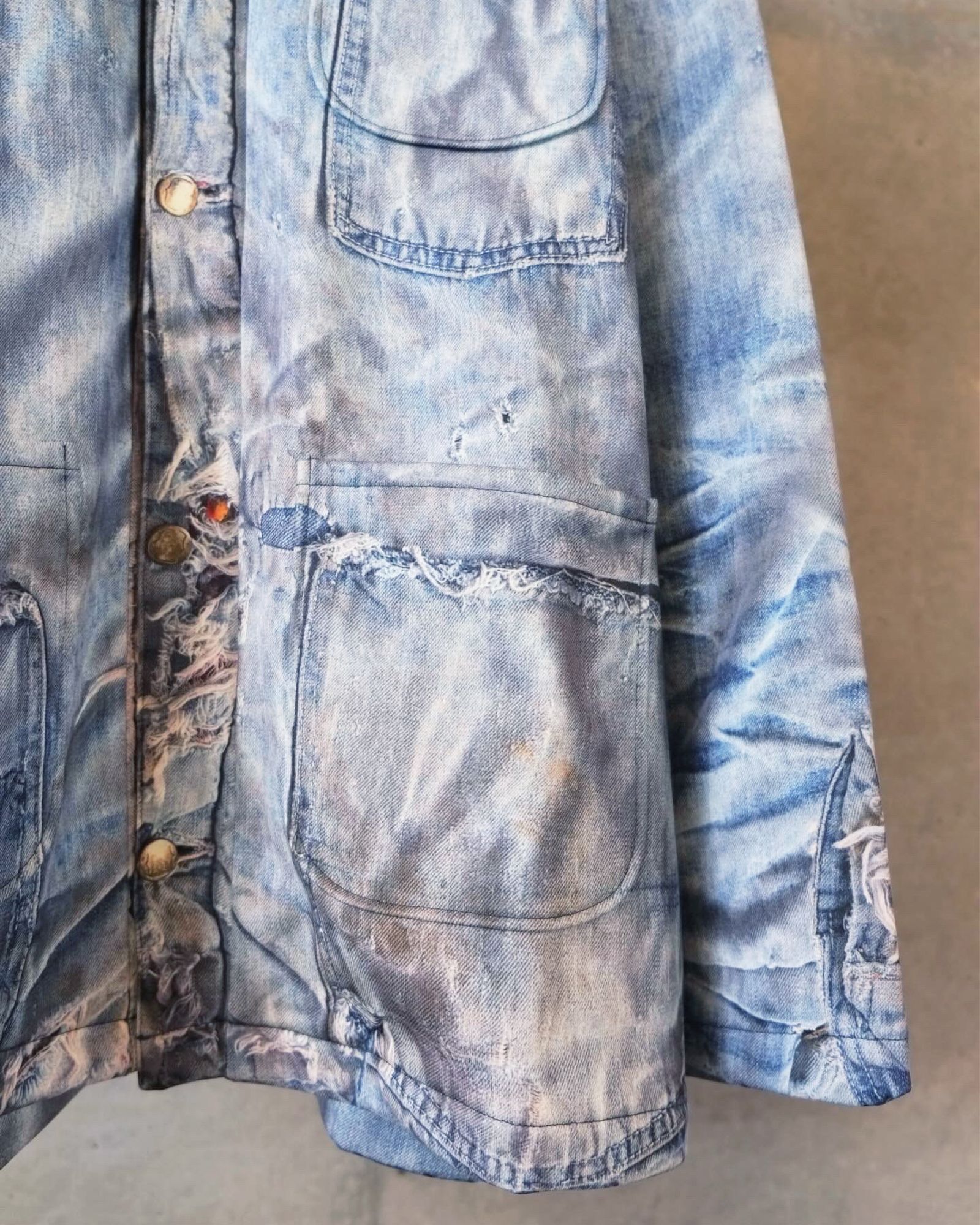 Denim Print Cover All